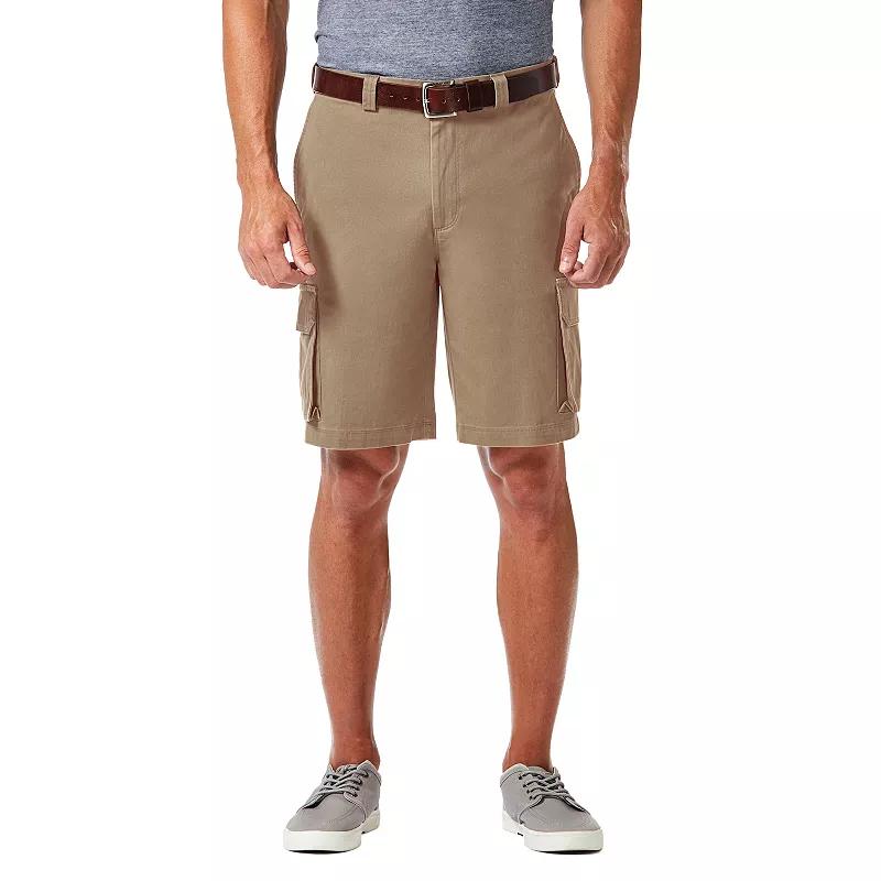 Big & Tall Haggar Straight-Leg Flat-Front Stretch Cargo Shorts, Men's,  Product Image