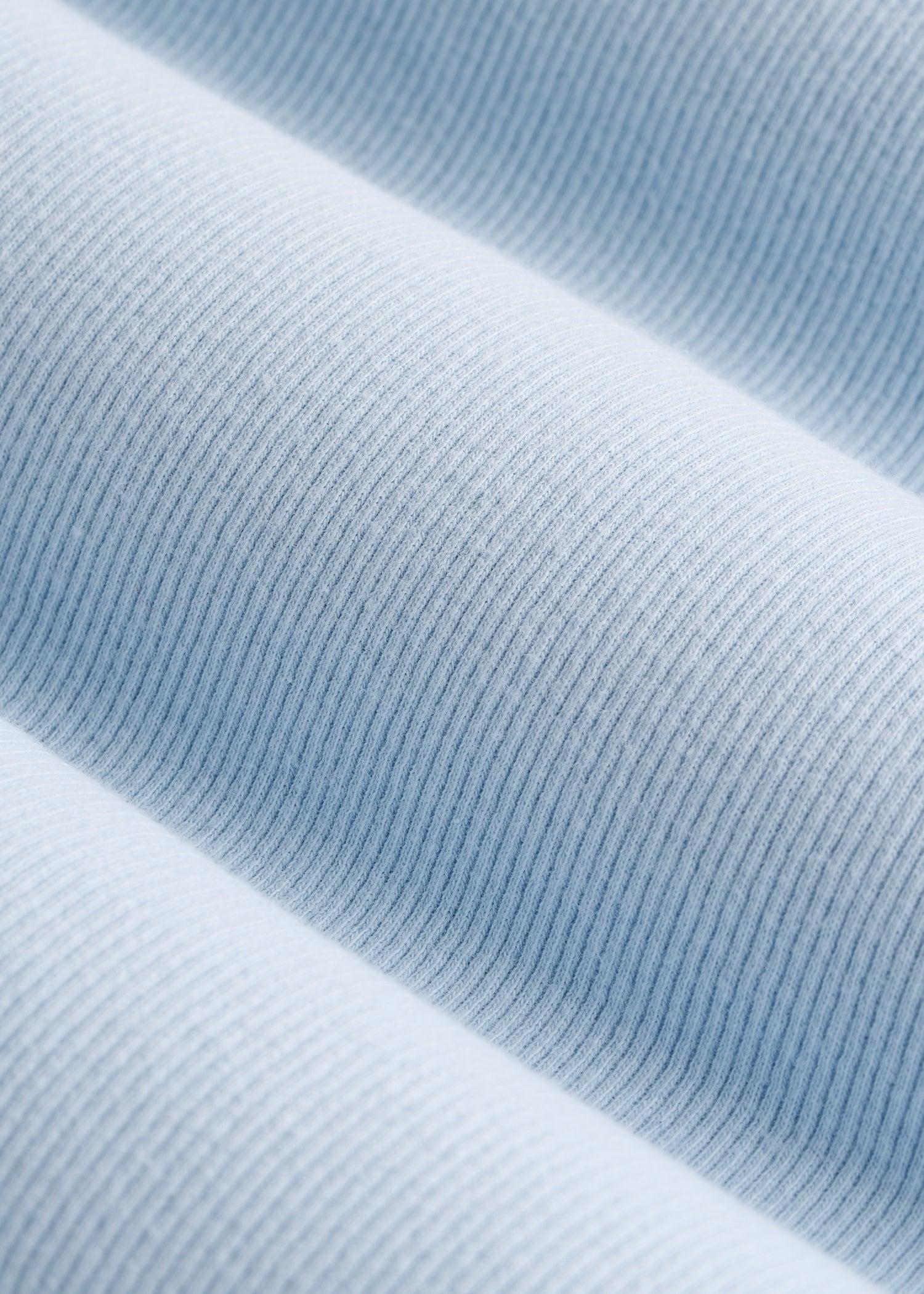 Short Sleeve Crew Neck Ribbed T-Shirt for Tall Women in Ice Blue Product Image