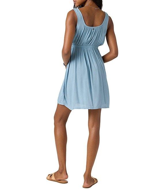 O'Neill Korie Sleeveless Solid Mini Faded Denim Dress Product Image