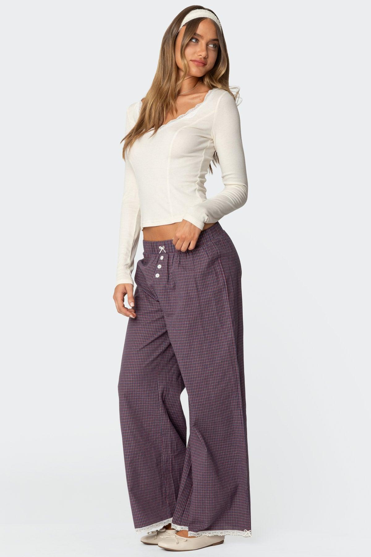Dakota Plaid Pants Product Image