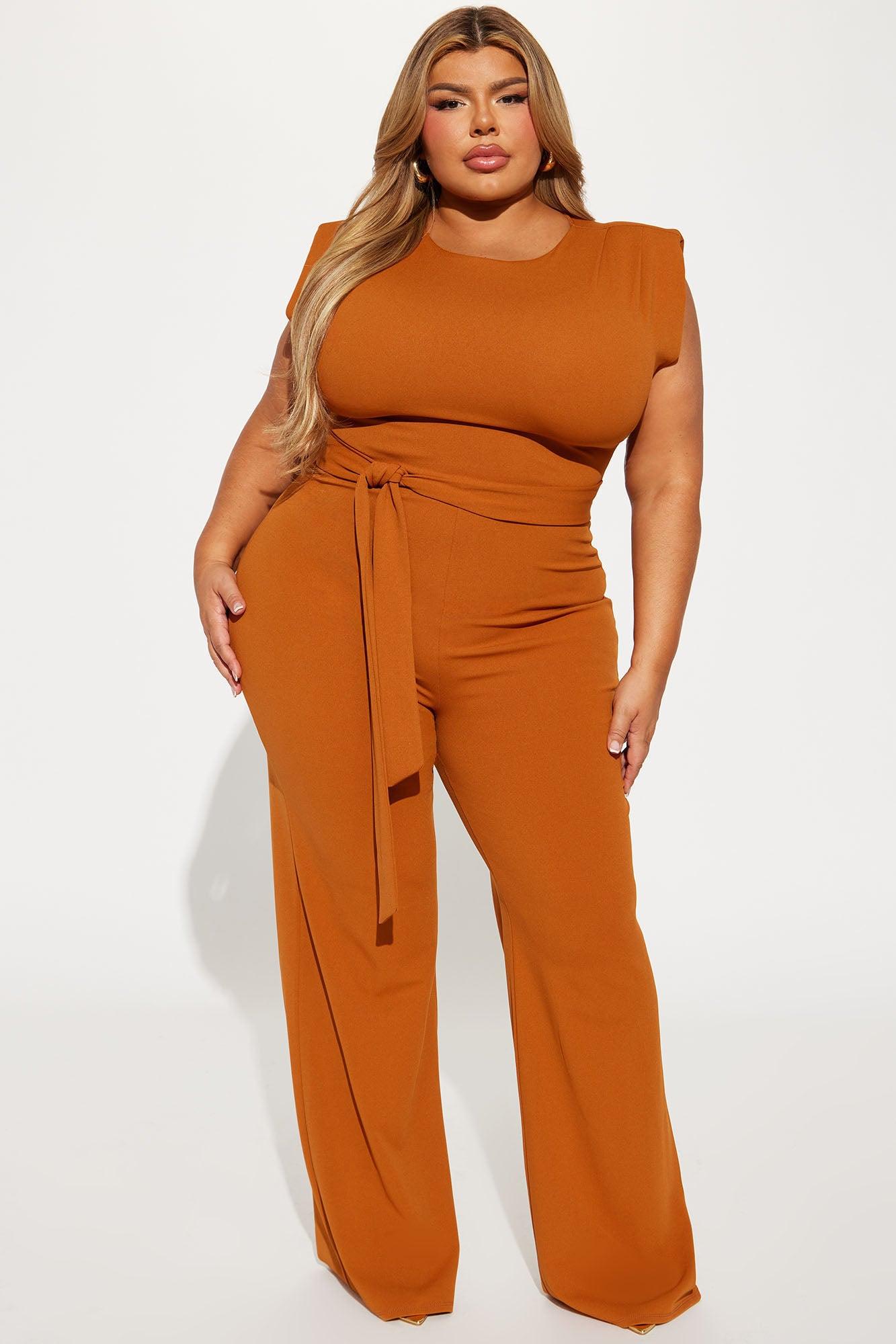 On Point Jumpsuit - Copper Product Image