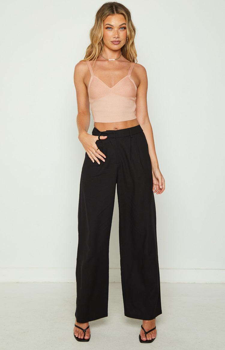 Charley Pink Rib Knit Cami Baby Product Image