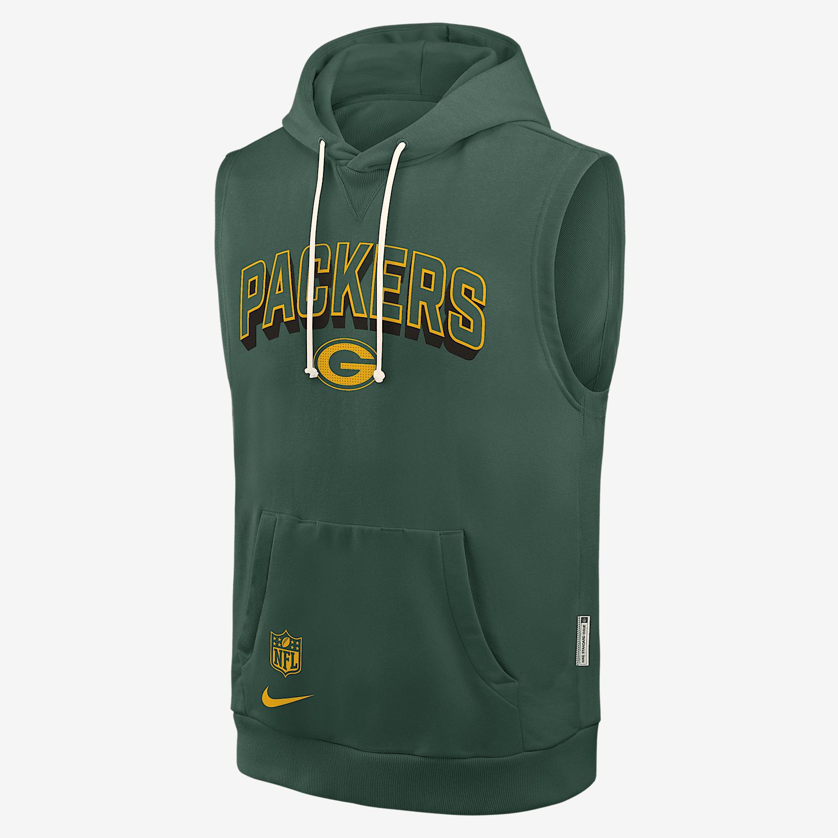 Detroit Lions Sideline Nike Men's Dri-FIT NFL Sleeveless Pullover Hoodie Product Image