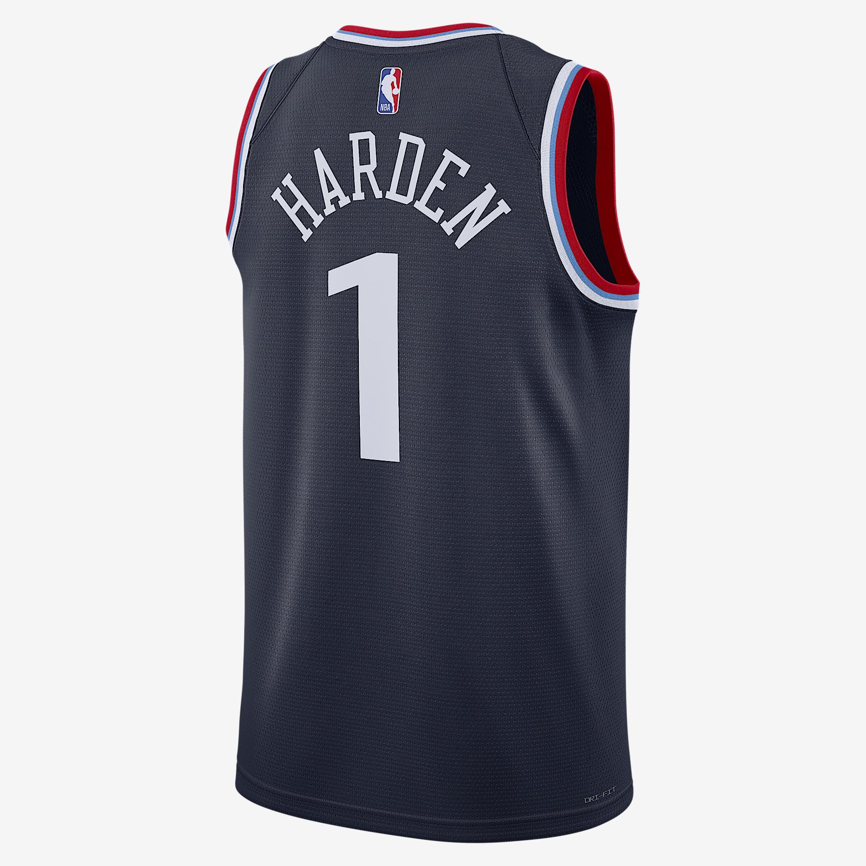 James Harden LA Clippers 2024/25 Swingman Icon Edition Men's Nike Dri-FIT NBA Jersey Product Image