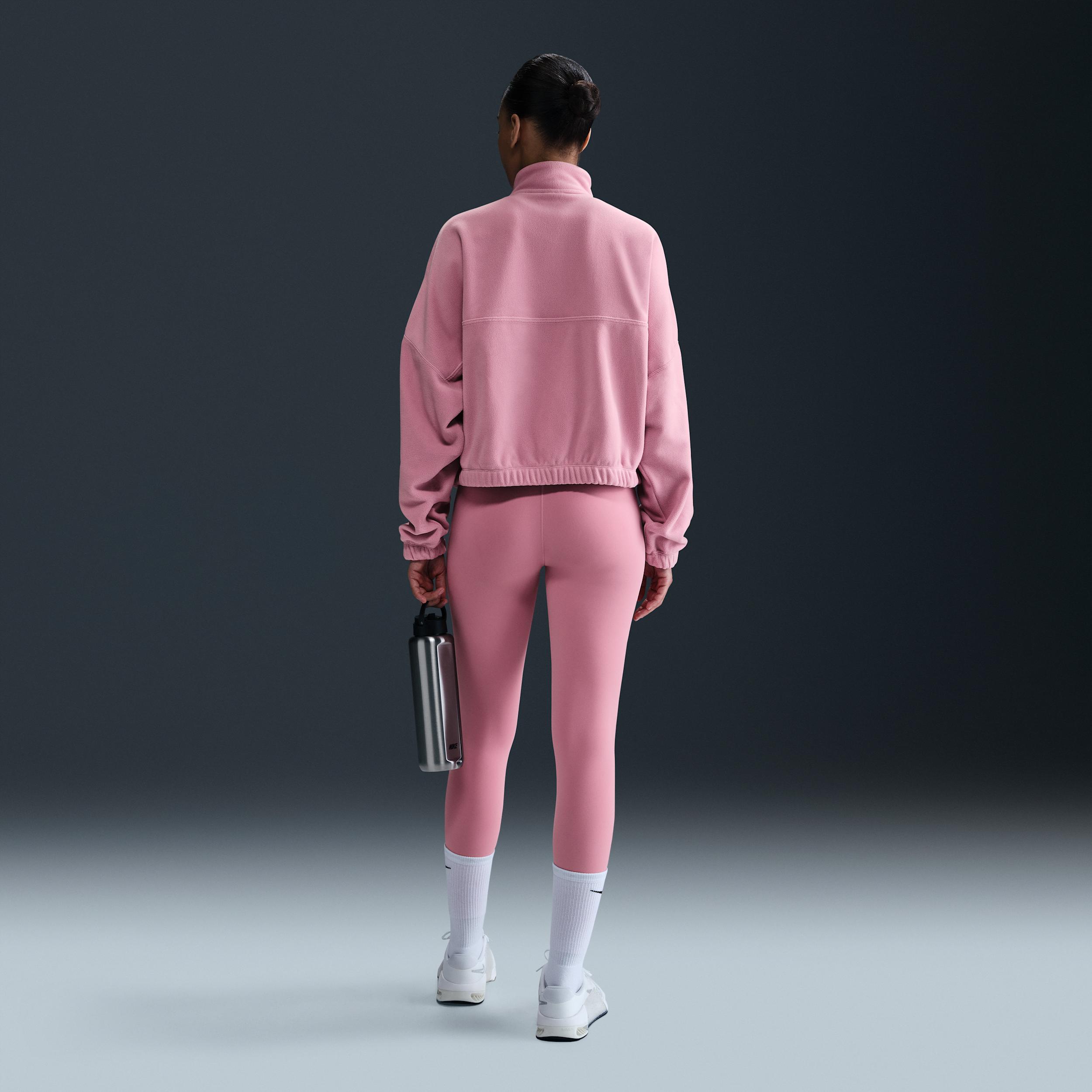 Nike Women's One Therma-FIT Oversized 1/2-Zip Fleece Top Product Image