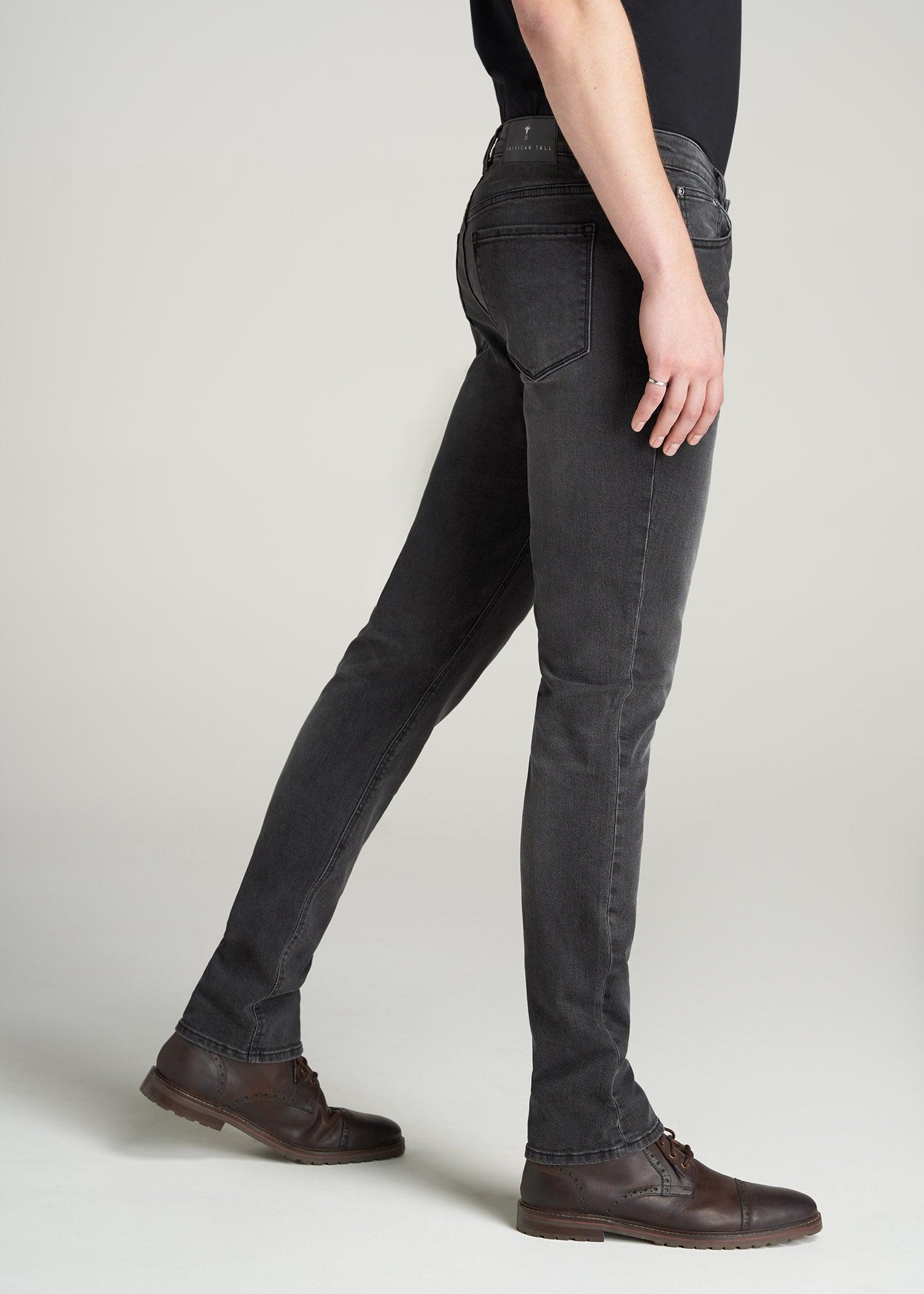 Carman TAPERED Jeans for Tall Men in Dark Smoke Product Image