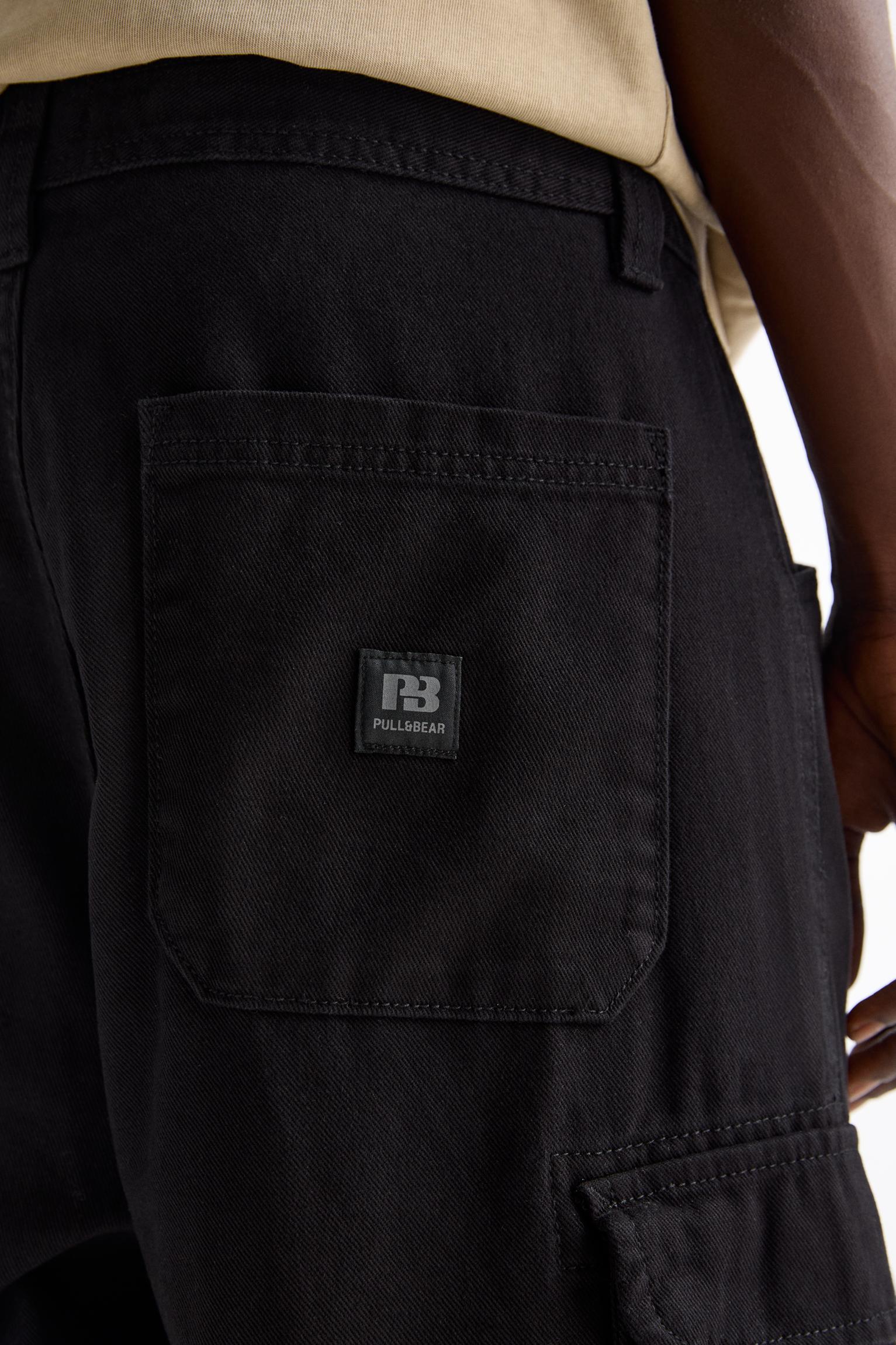 Cargo pants with seams Product Image