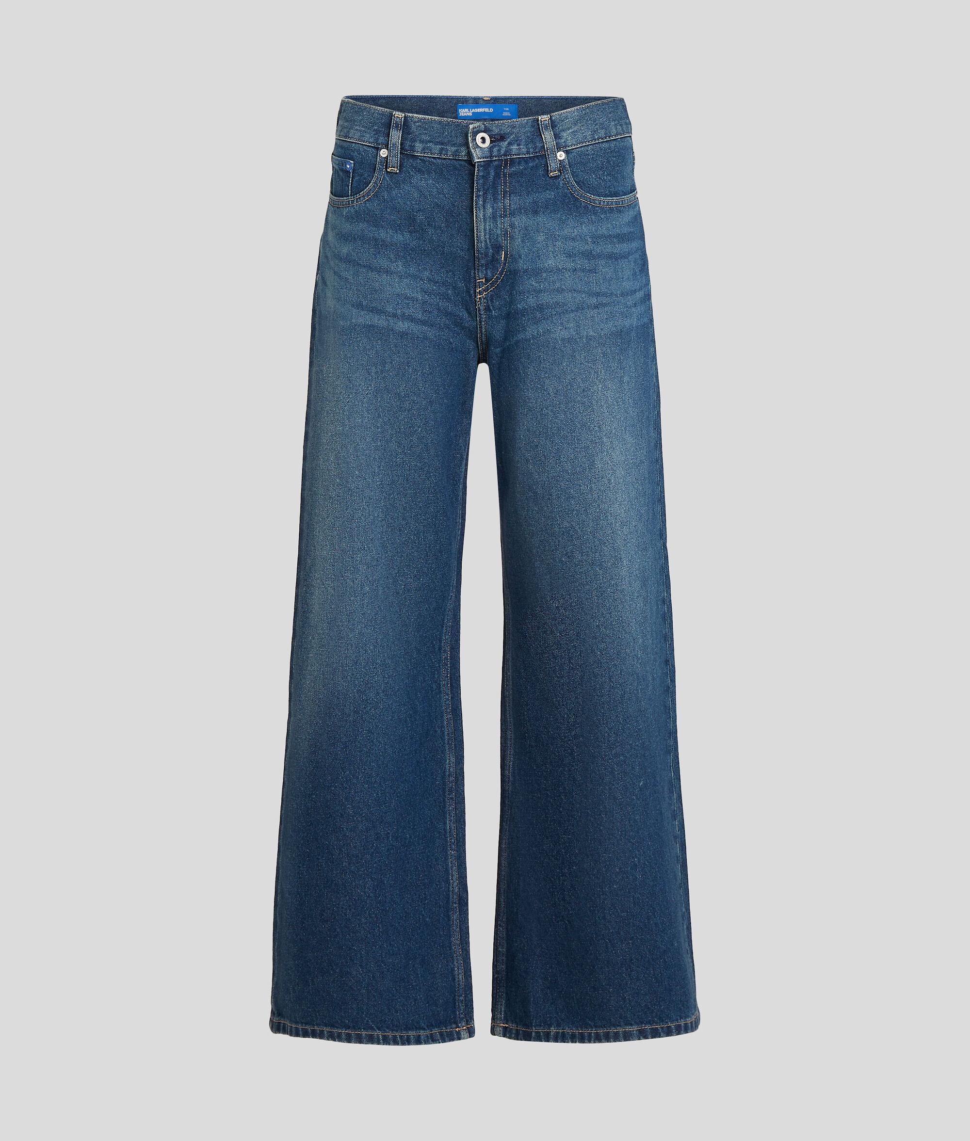 LOW-RISE WIDE-LEG JEANS Product Image