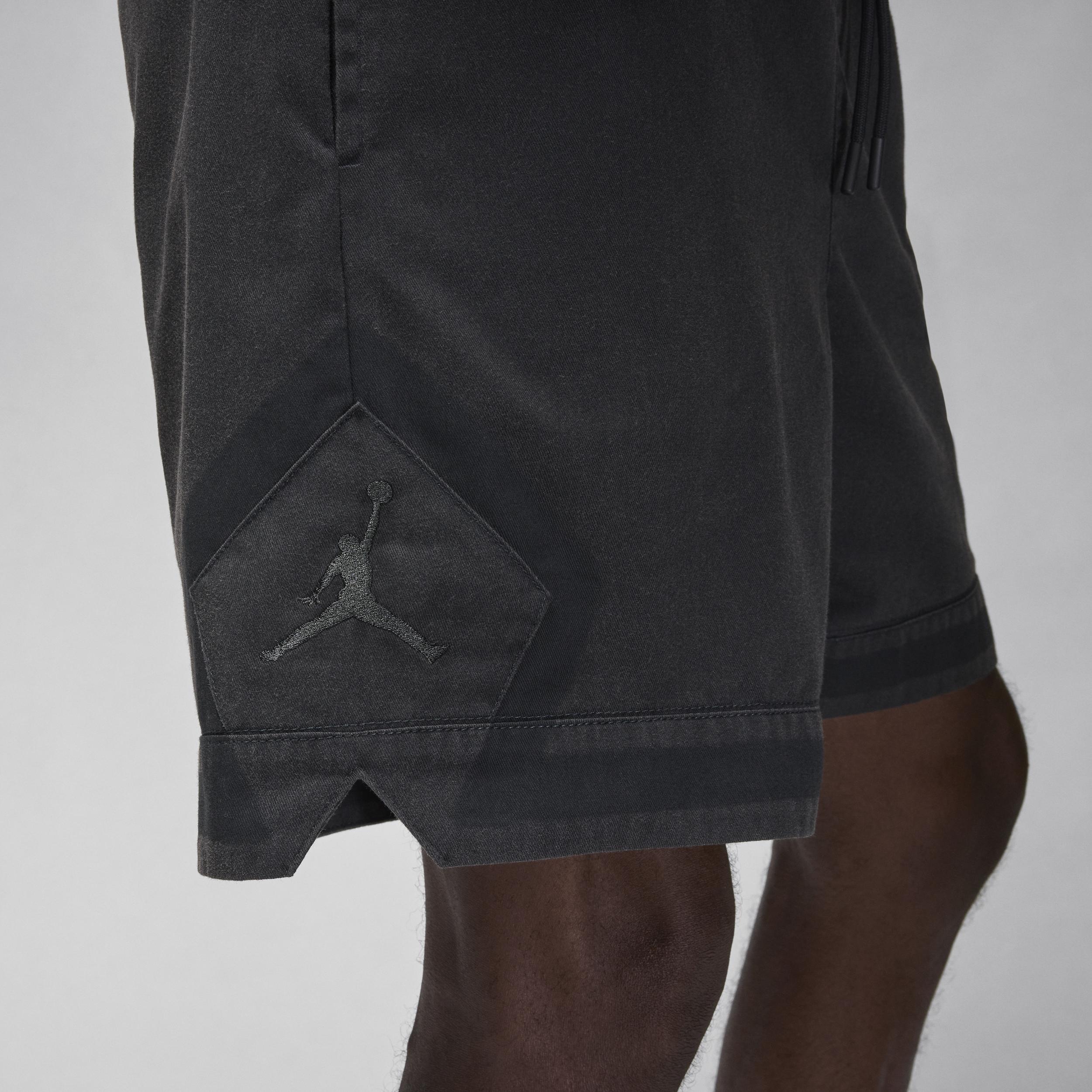 Jordan Mens Jordan Essential Statement Washed Diamond Shorts - Mens Blue/Blue Product Image