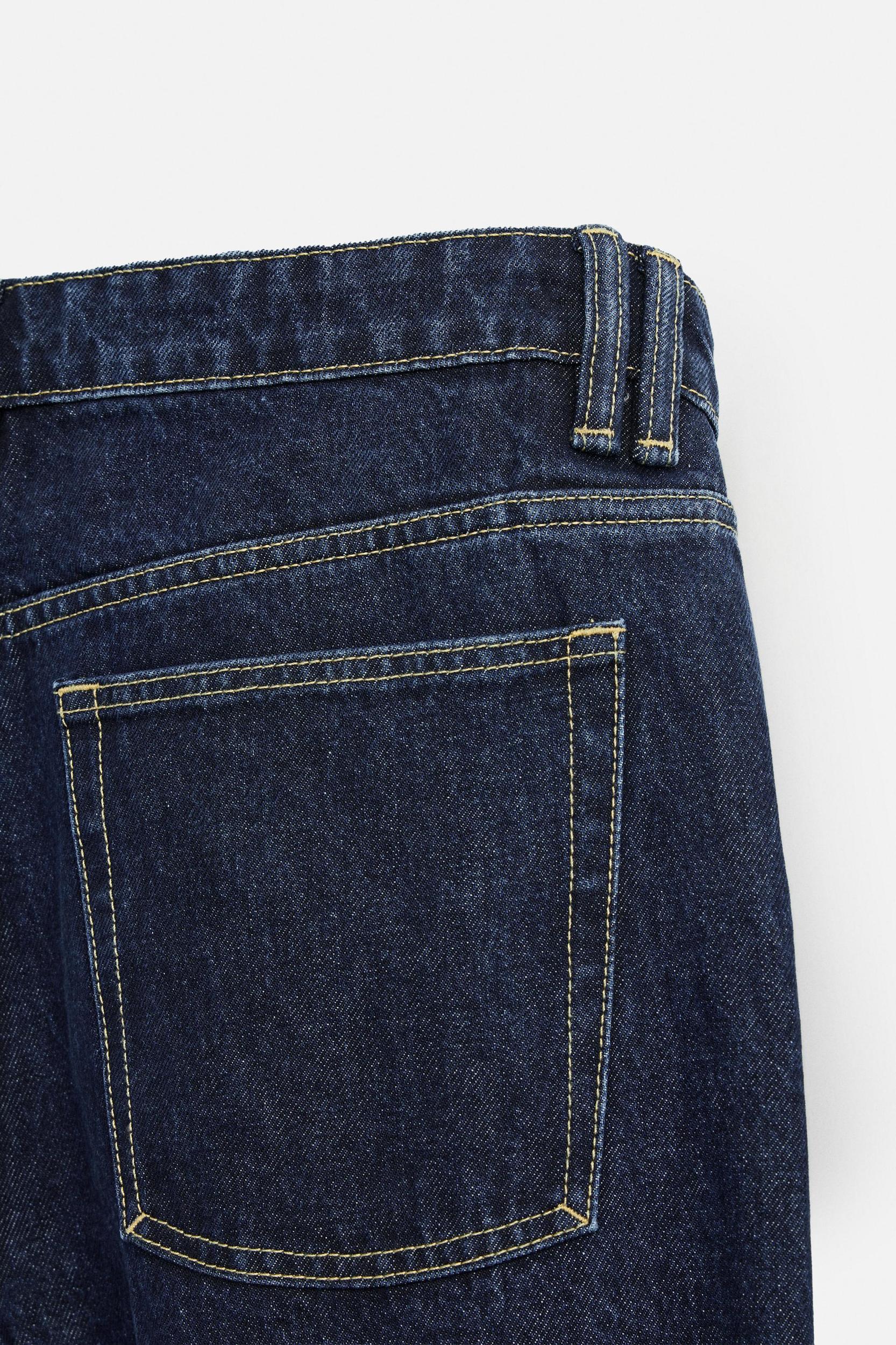 TOPSTITCH STRAIGHT FIT JEANS Product Image