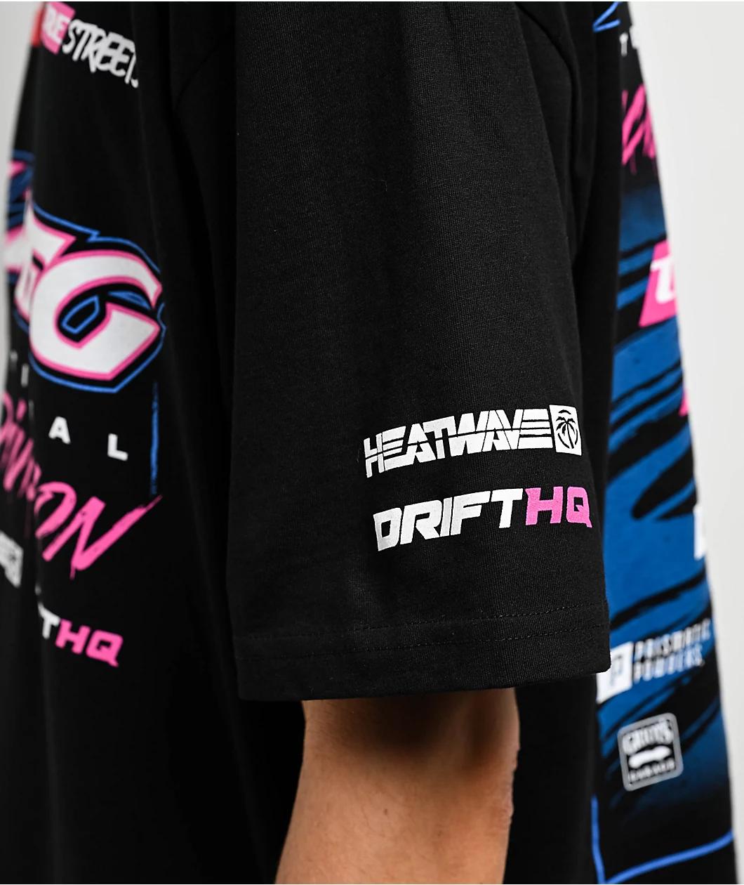 LZMFG Racing Division Drift Team Black T-Shirt Product Image