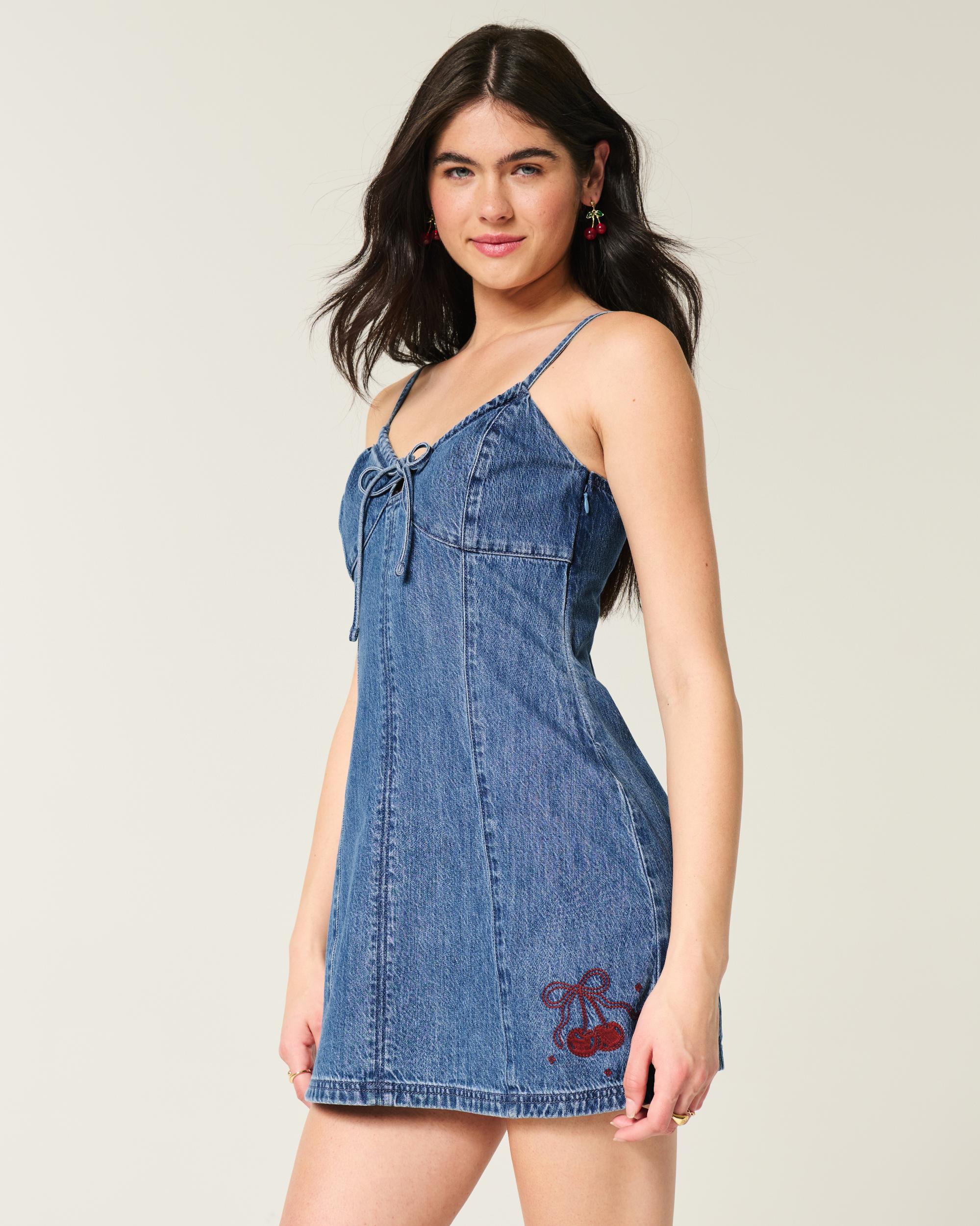 Denim Mini Dress Product Image