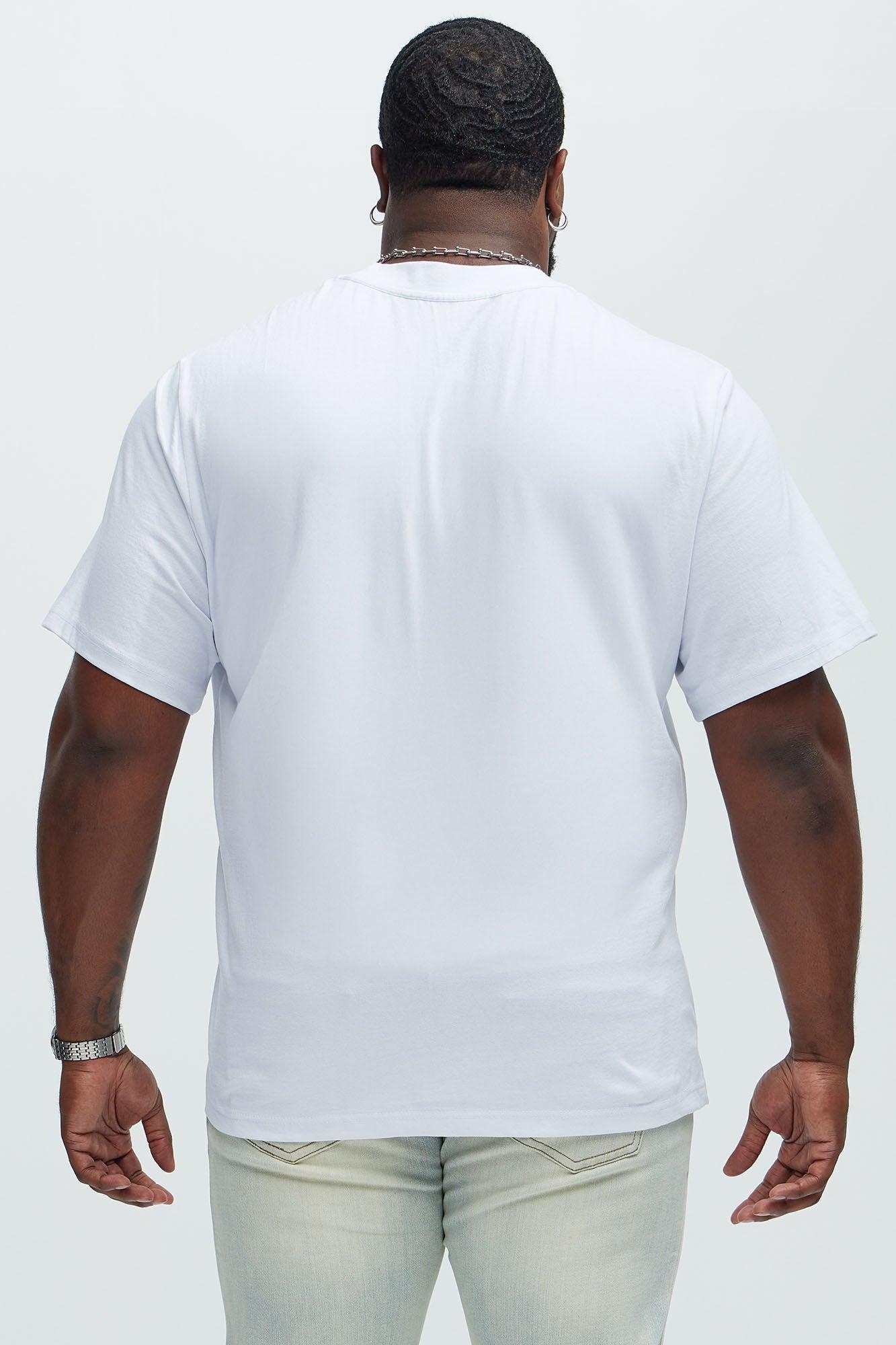Oversized Heavyweight Short Sleeve Tee - White Product Image