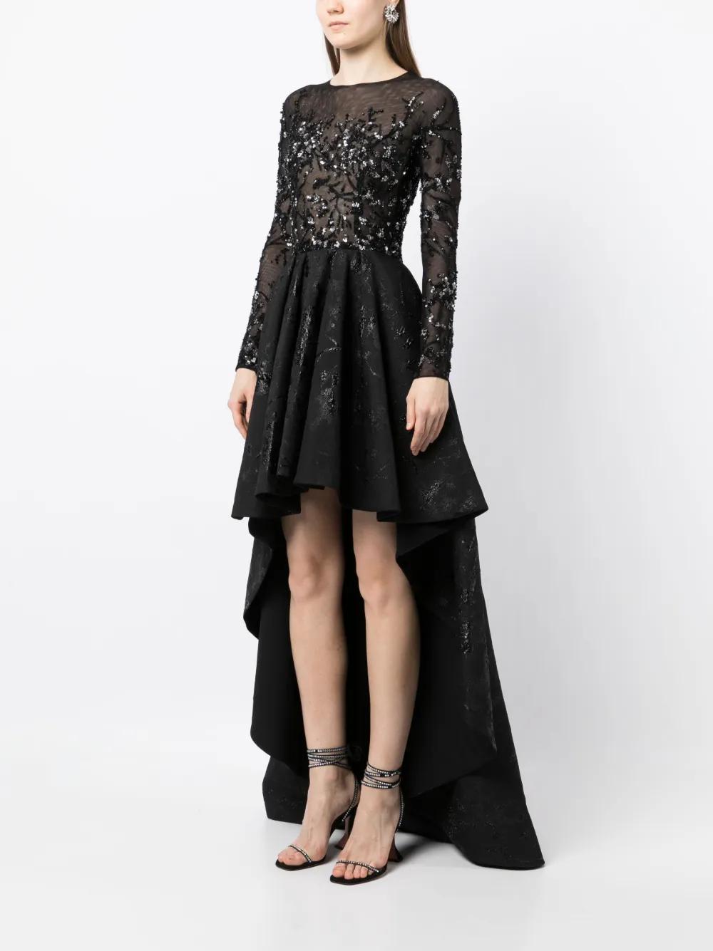 brocade beaded dress Product Image
