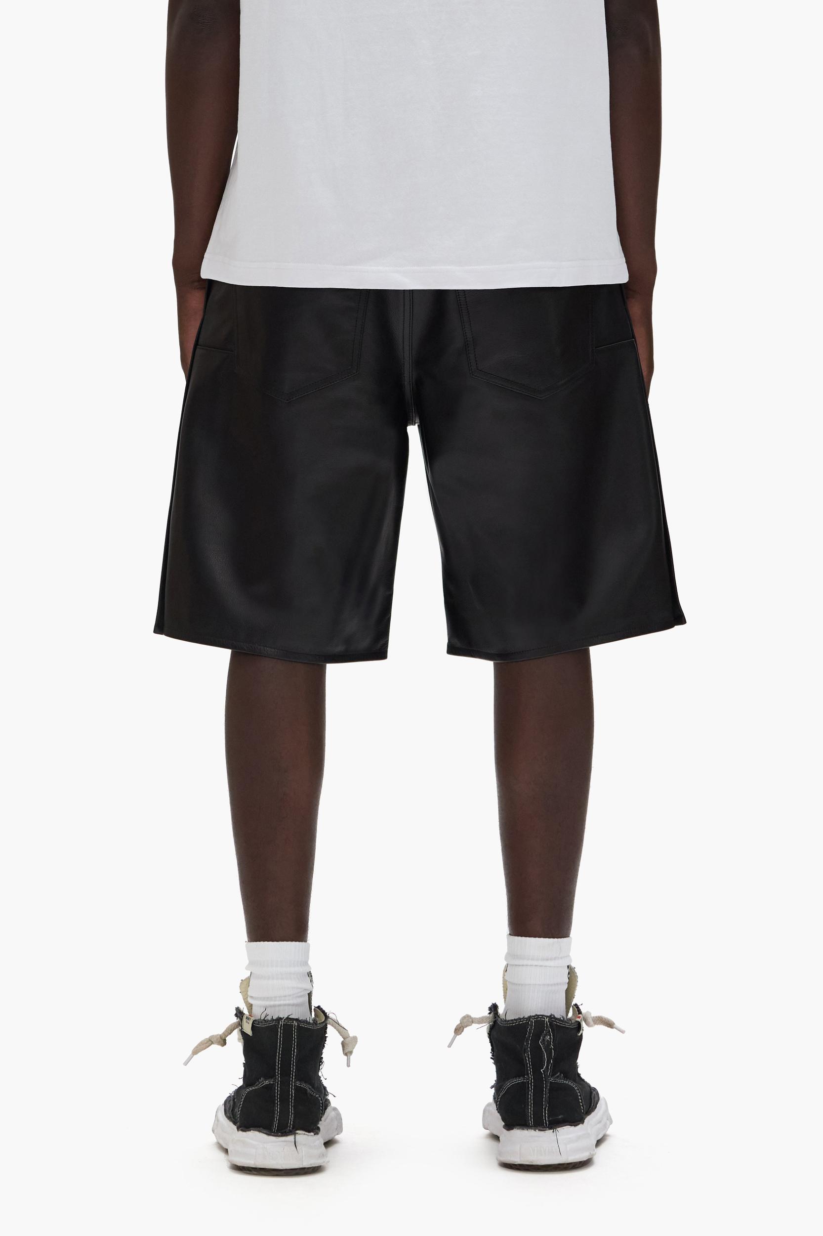 Leather Tearaway Shorts Male Product Image