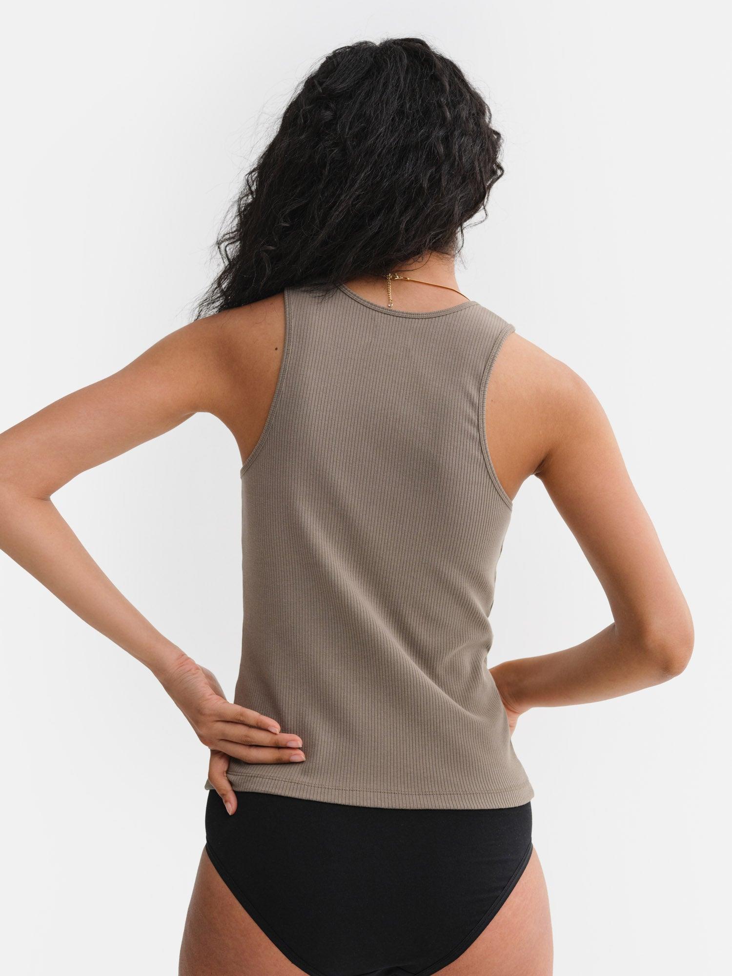 Tencel Rib Easy Tank Female Product Image