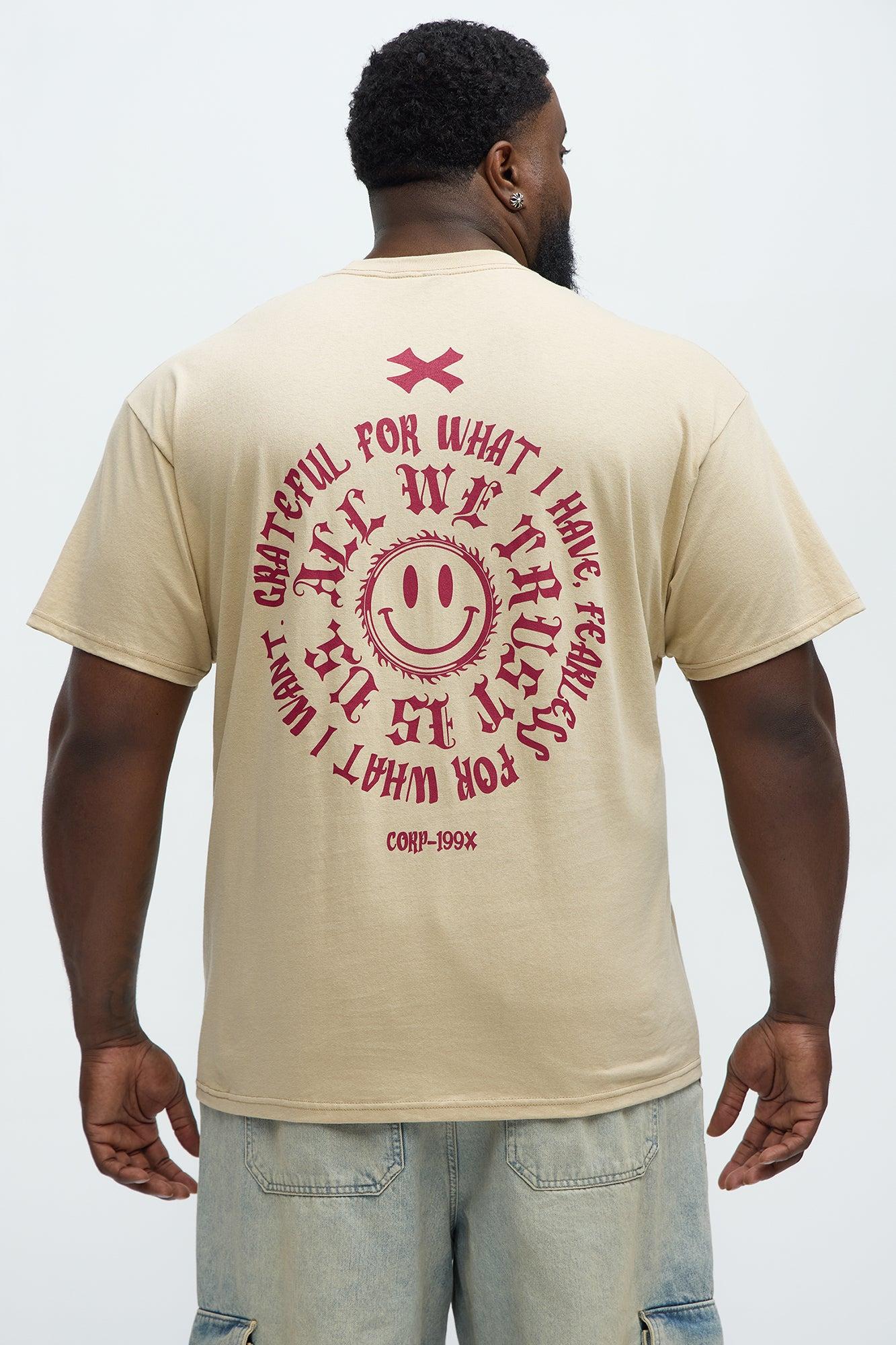Fearless For What I Have Short Sleeve Tee - Sand Product Image