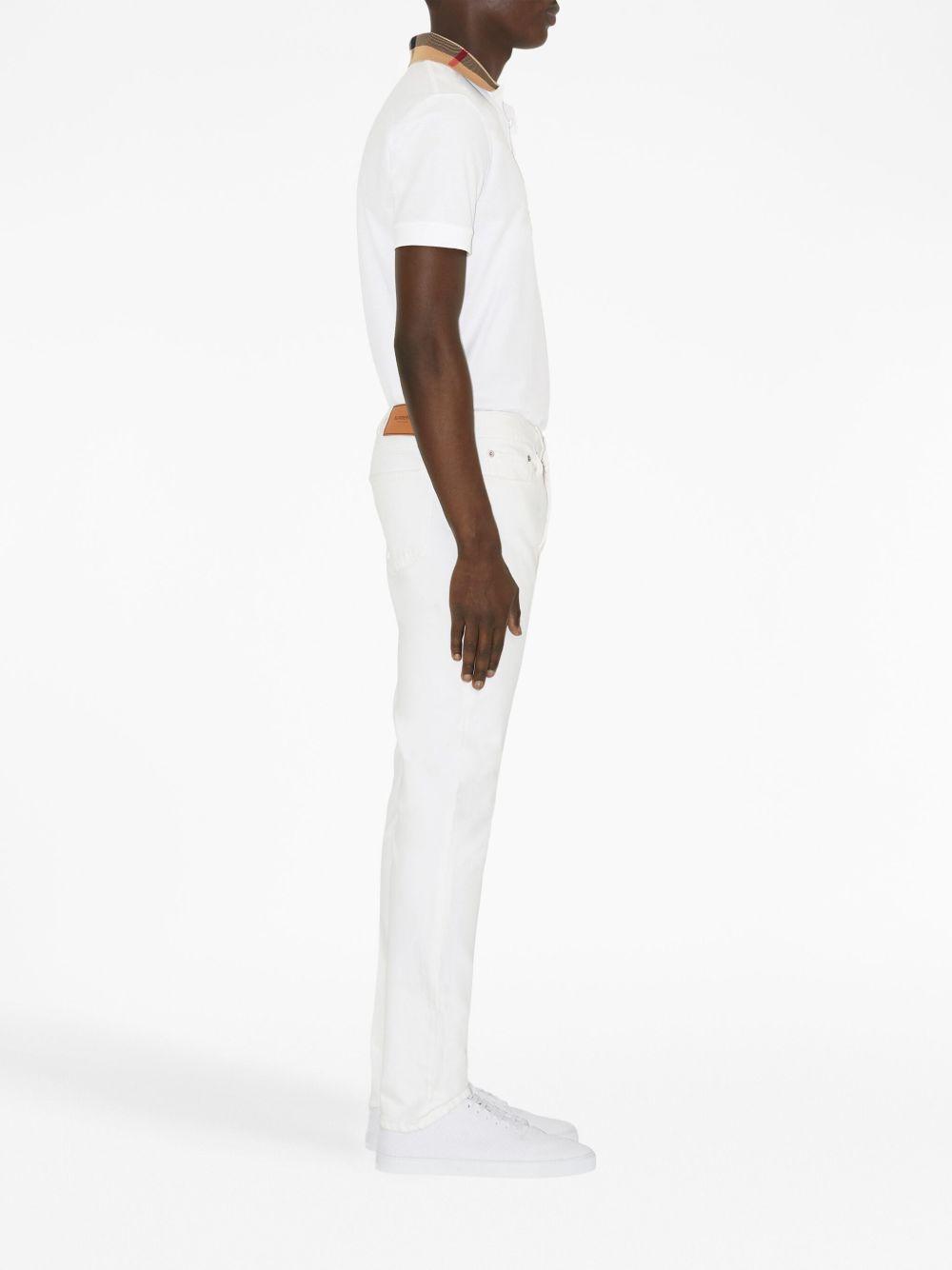 Vintage check print-detail polo shirt Product Image