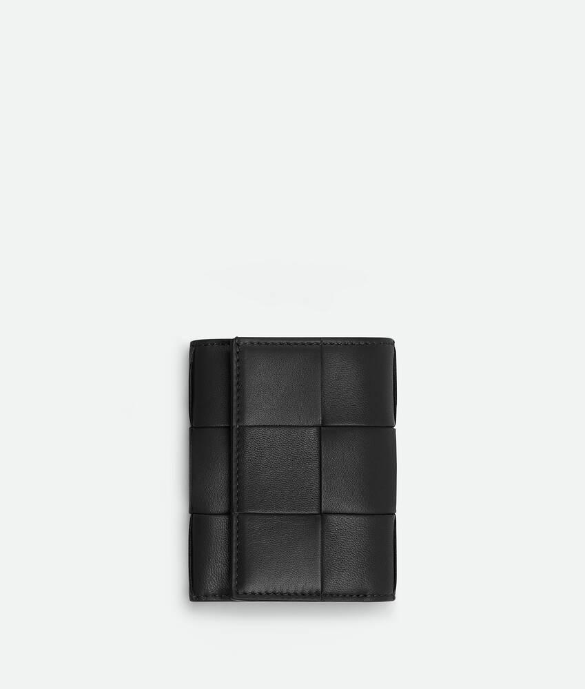 Women's Cassette Tri-Fold Wallet in Black Product Image