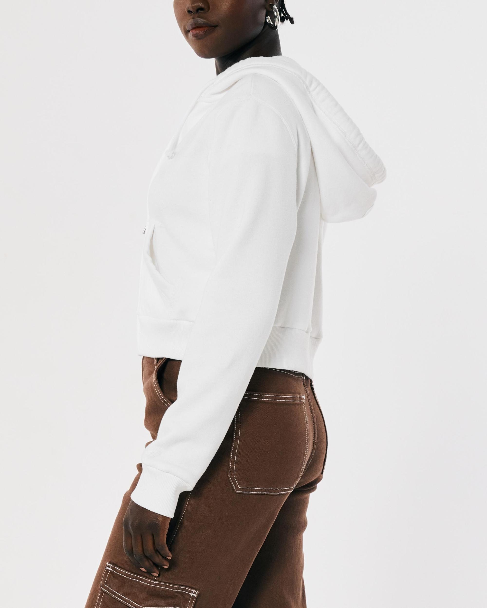 Hollister Feel Good Fleece Mini Zip-Up Hoodie Product Image