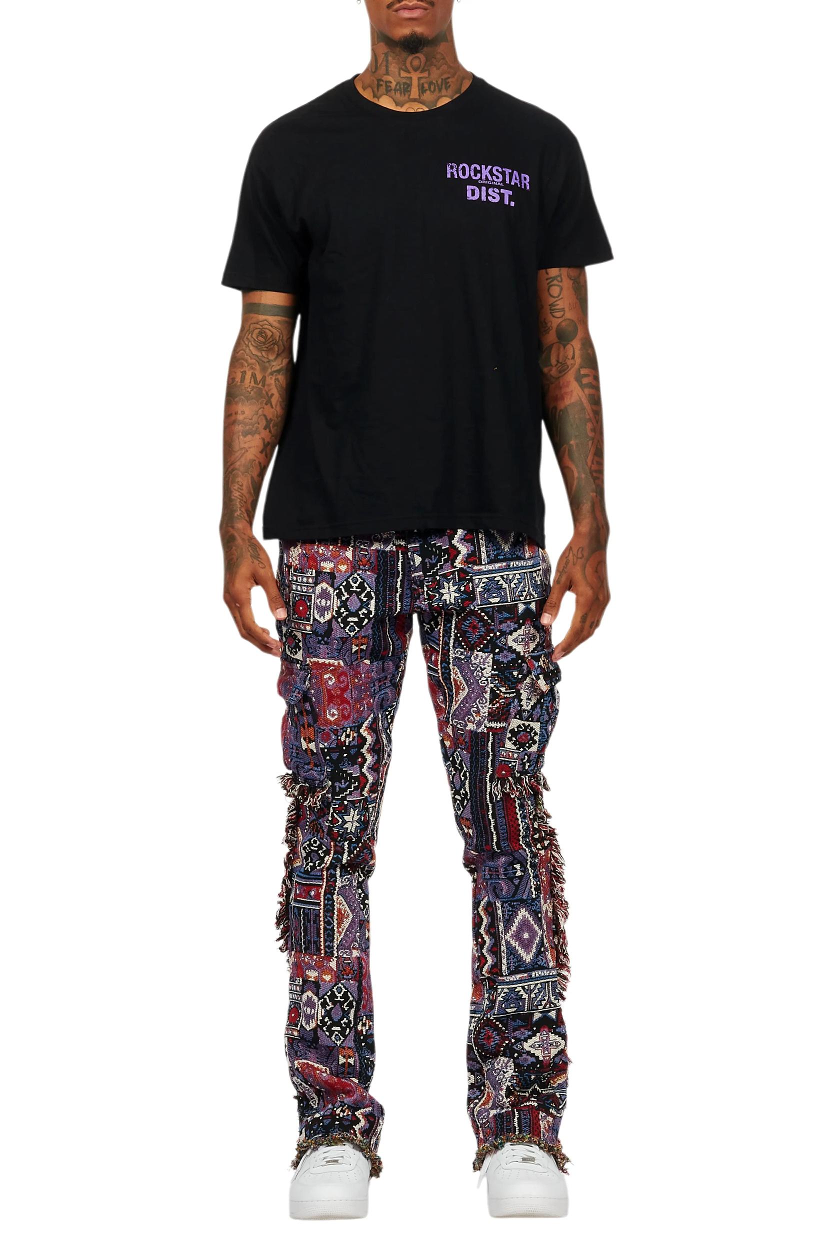 Lake Black/Purple T-Shirt/Tapestry Jean Bundle Male Product Image