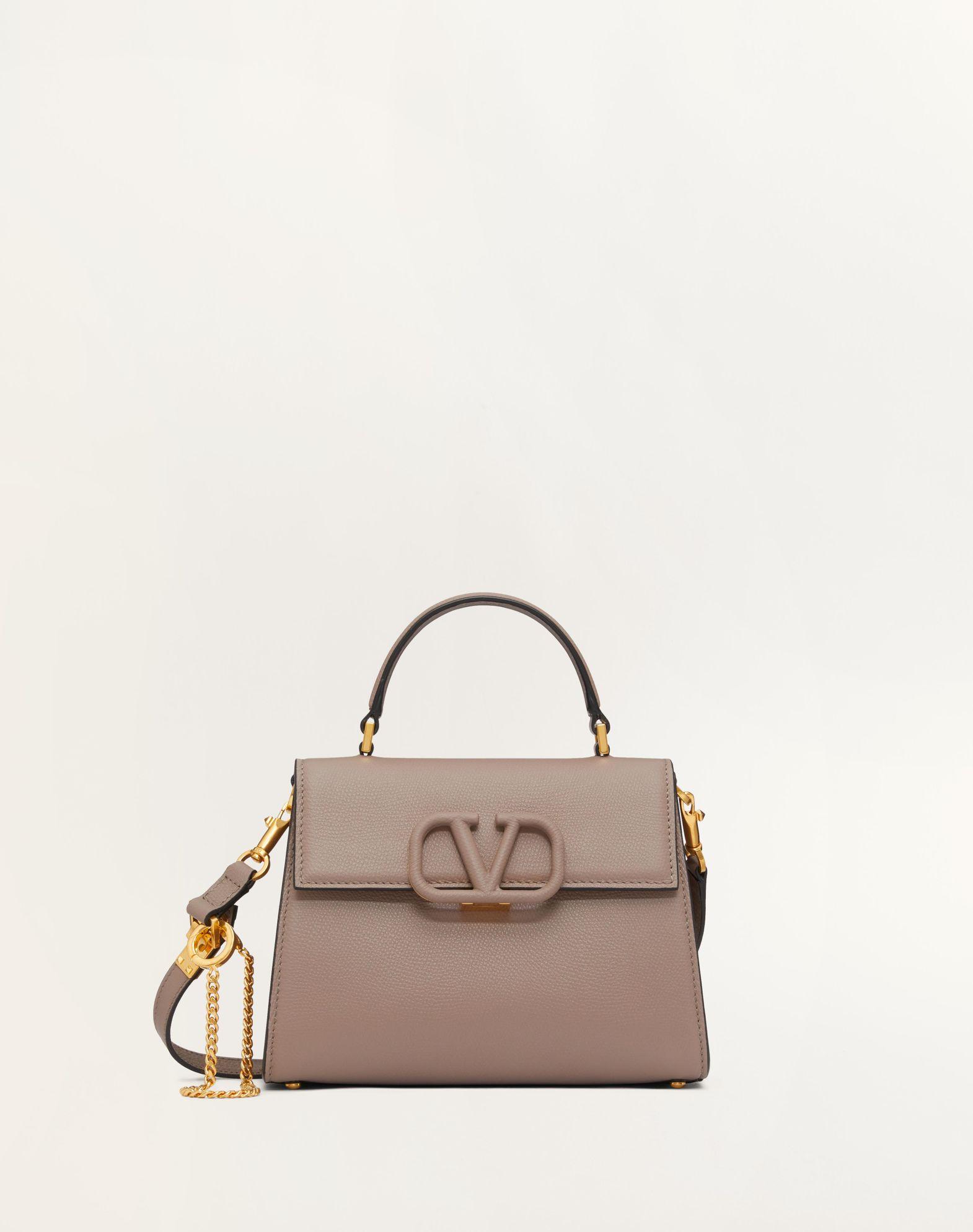Small Vsling Grainy Calfskin Handbag Product Image