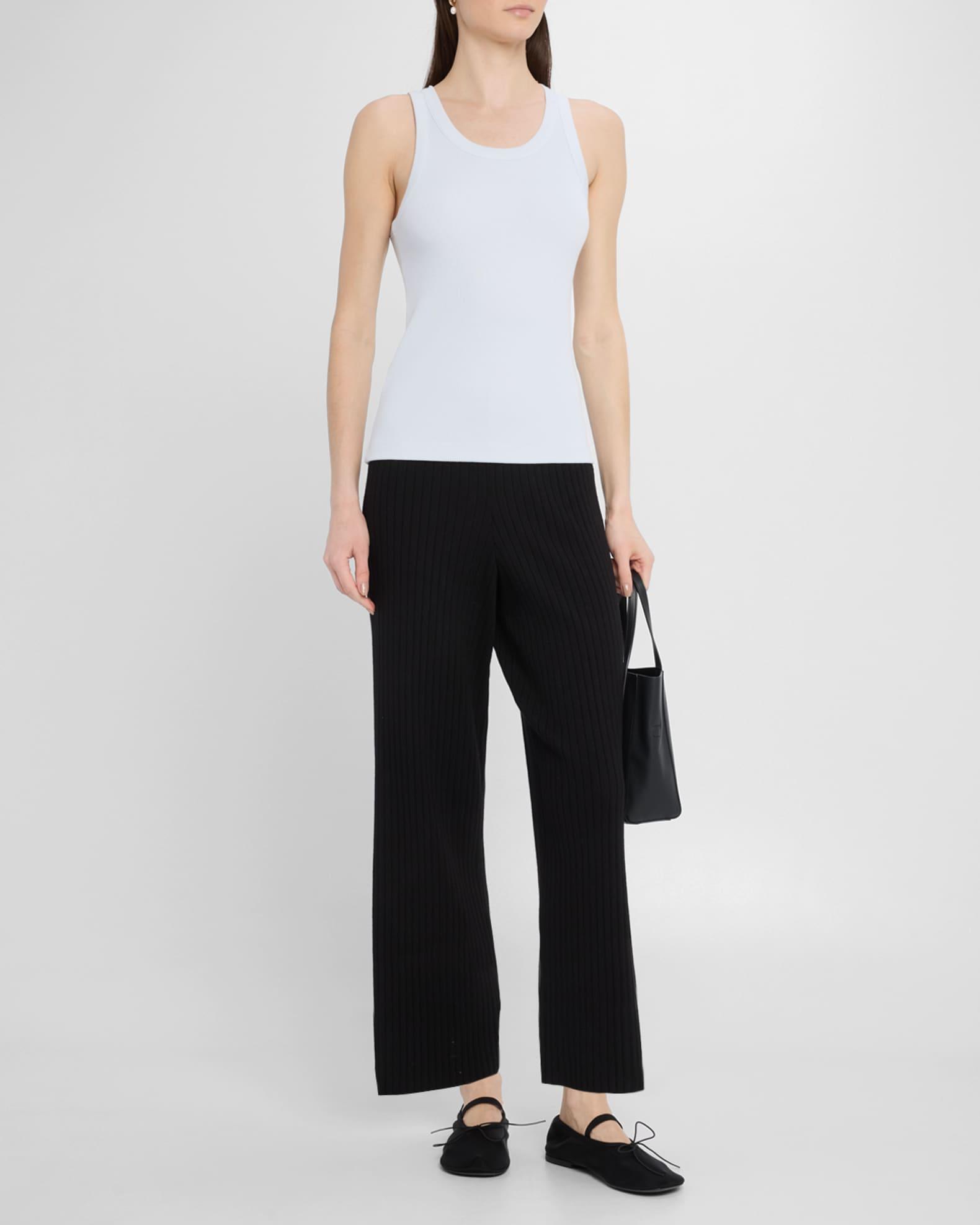 Scoop-Neck Ribbed Tank Top Product Image