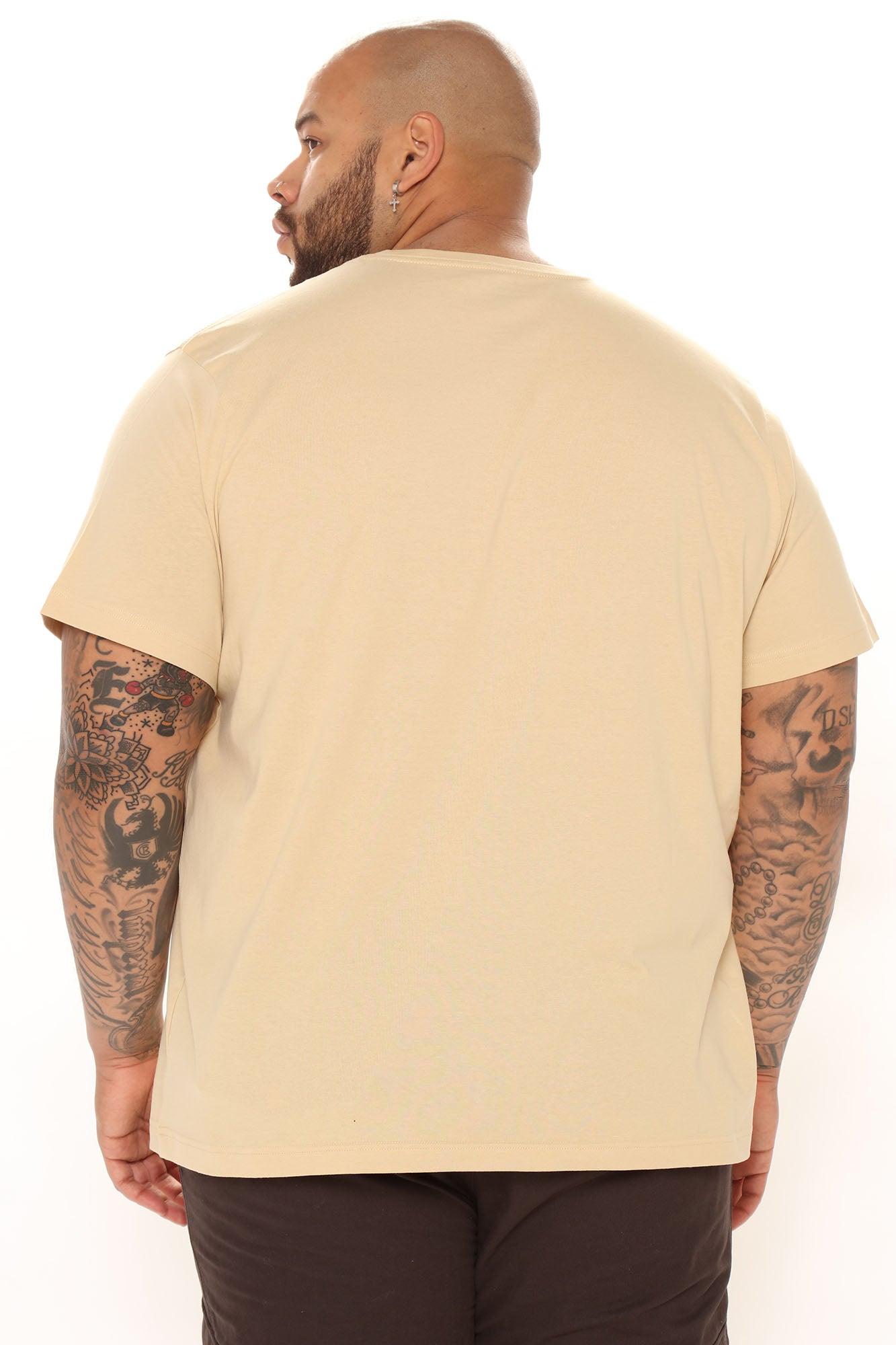 Essential Short Sleeve Crew Tee - Tan Product Image