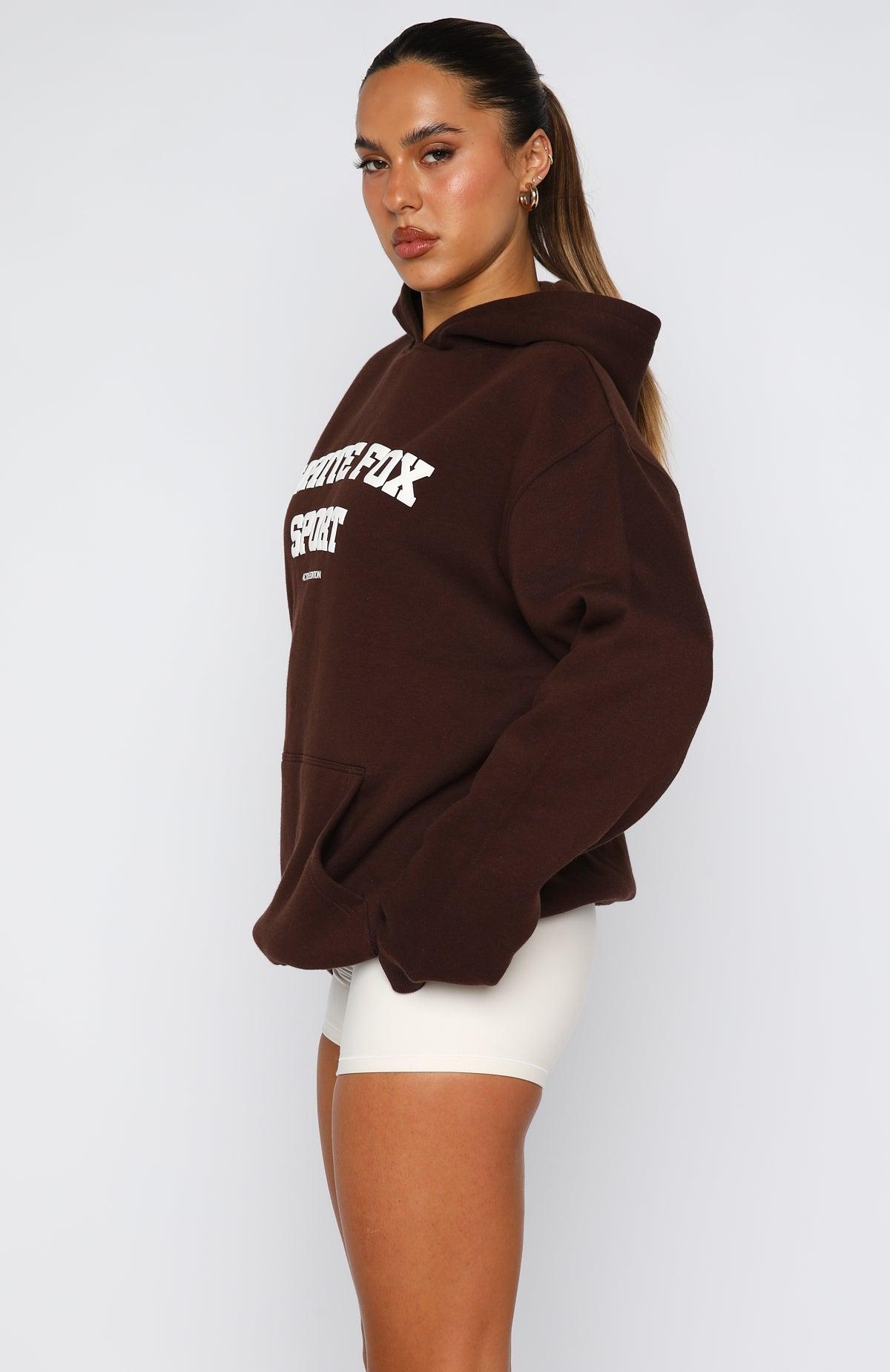 Winning Team Oversized Hoodie Chocolate Product Image