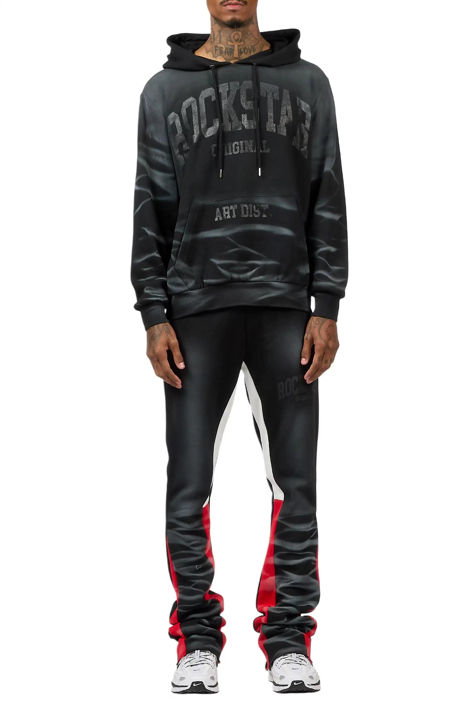 Nelly 2.0 Black/Black T-Shirt/Relaxed Track Set Male Product Image