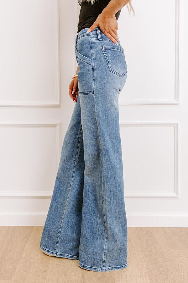 The Juniper Midrise Wide Leg Jean Product Image