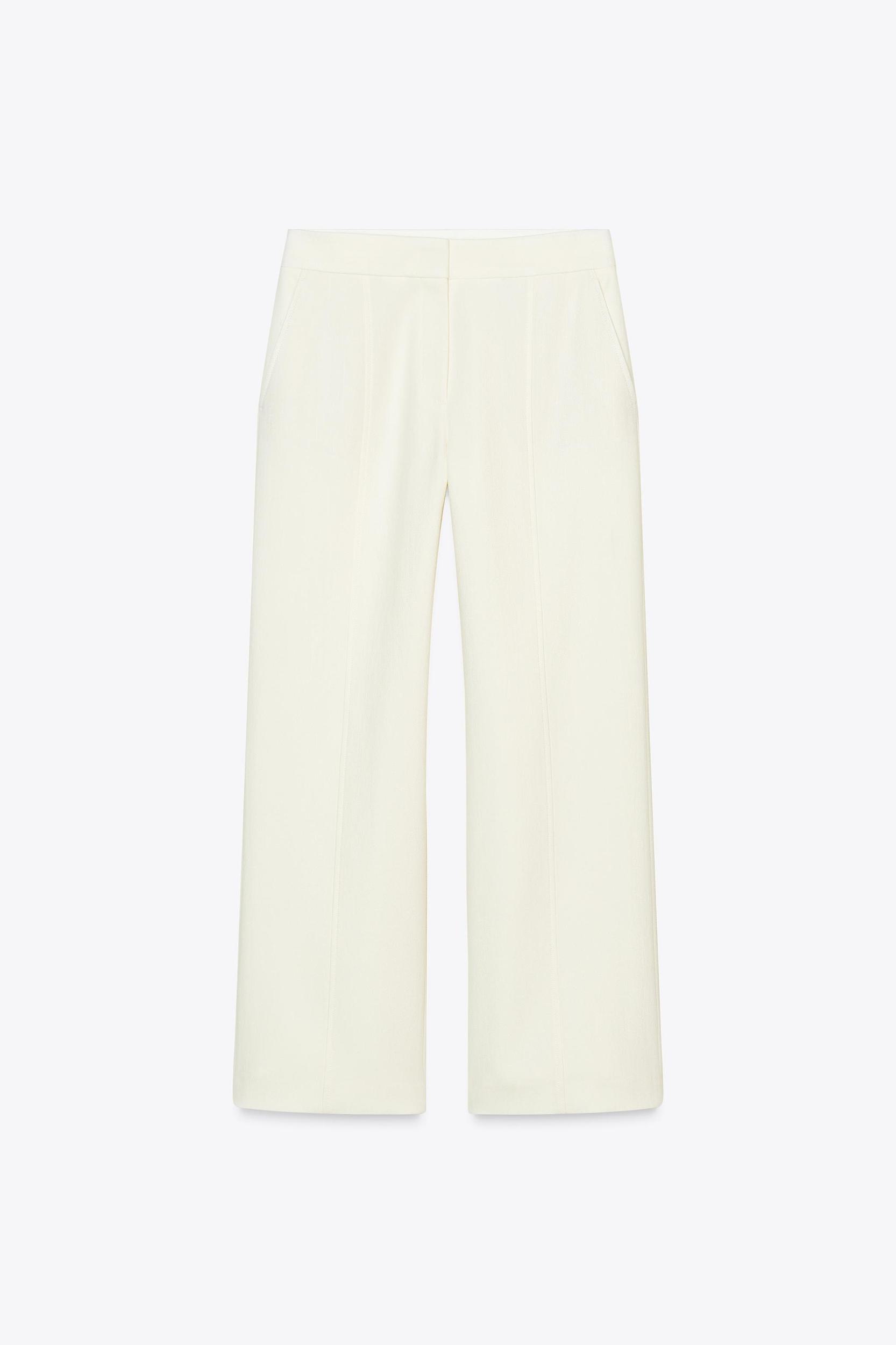 HIGH WAISTED STRAIGHT CUT PANTS Product Image