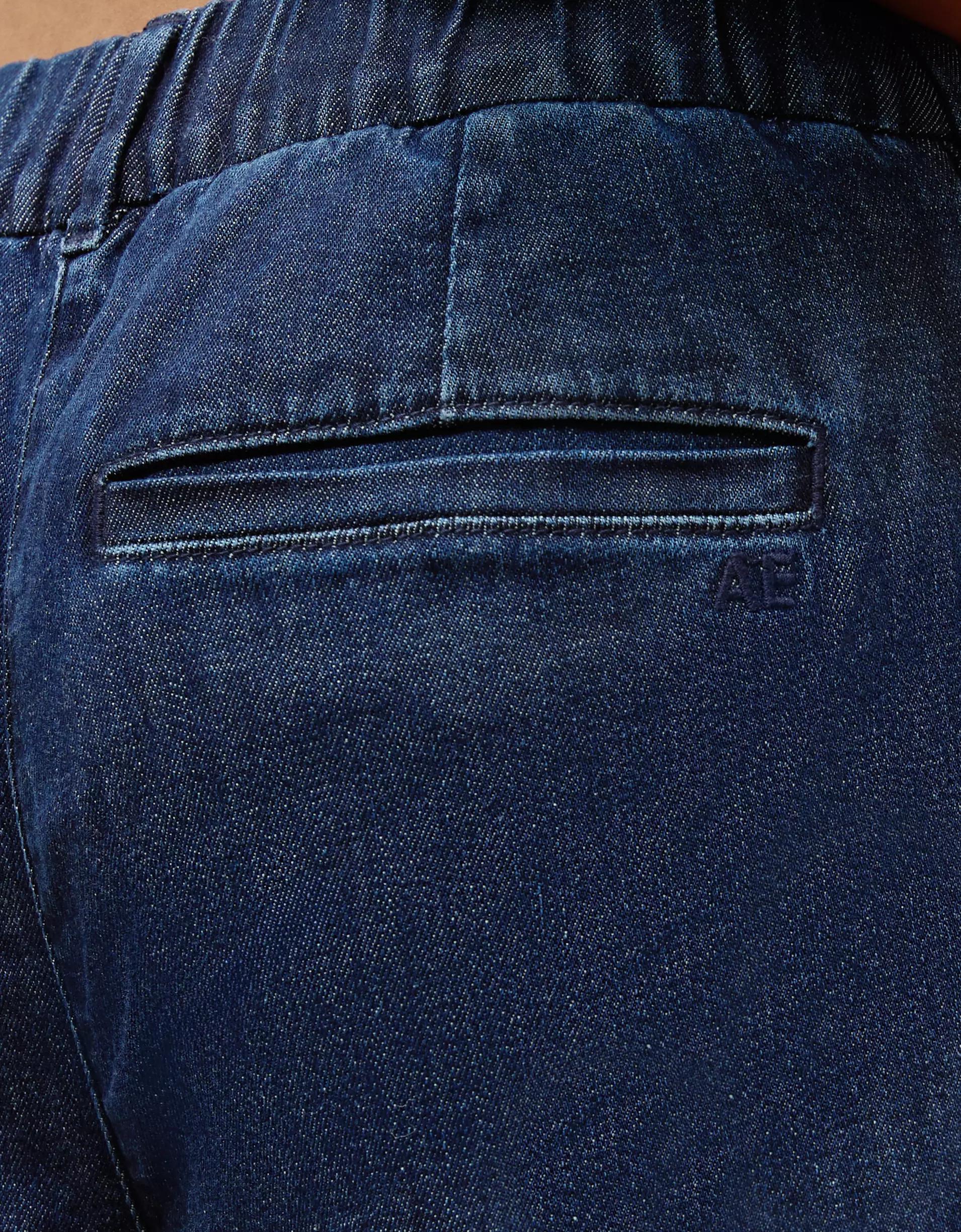 AE Stretch Super High-Waisted Ultra Wide-Leg Trouser Jean Product Image