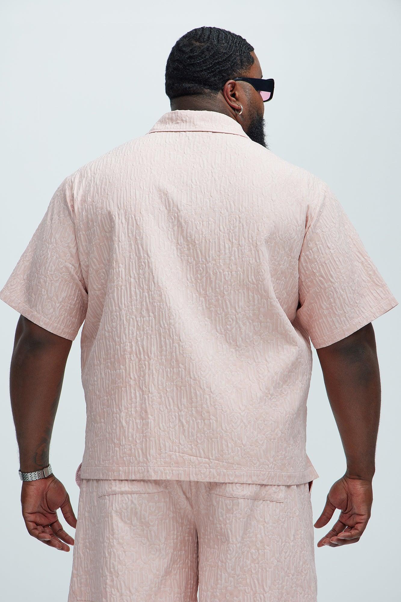 Via Margutta Textured Shirt - Mauve Product Image