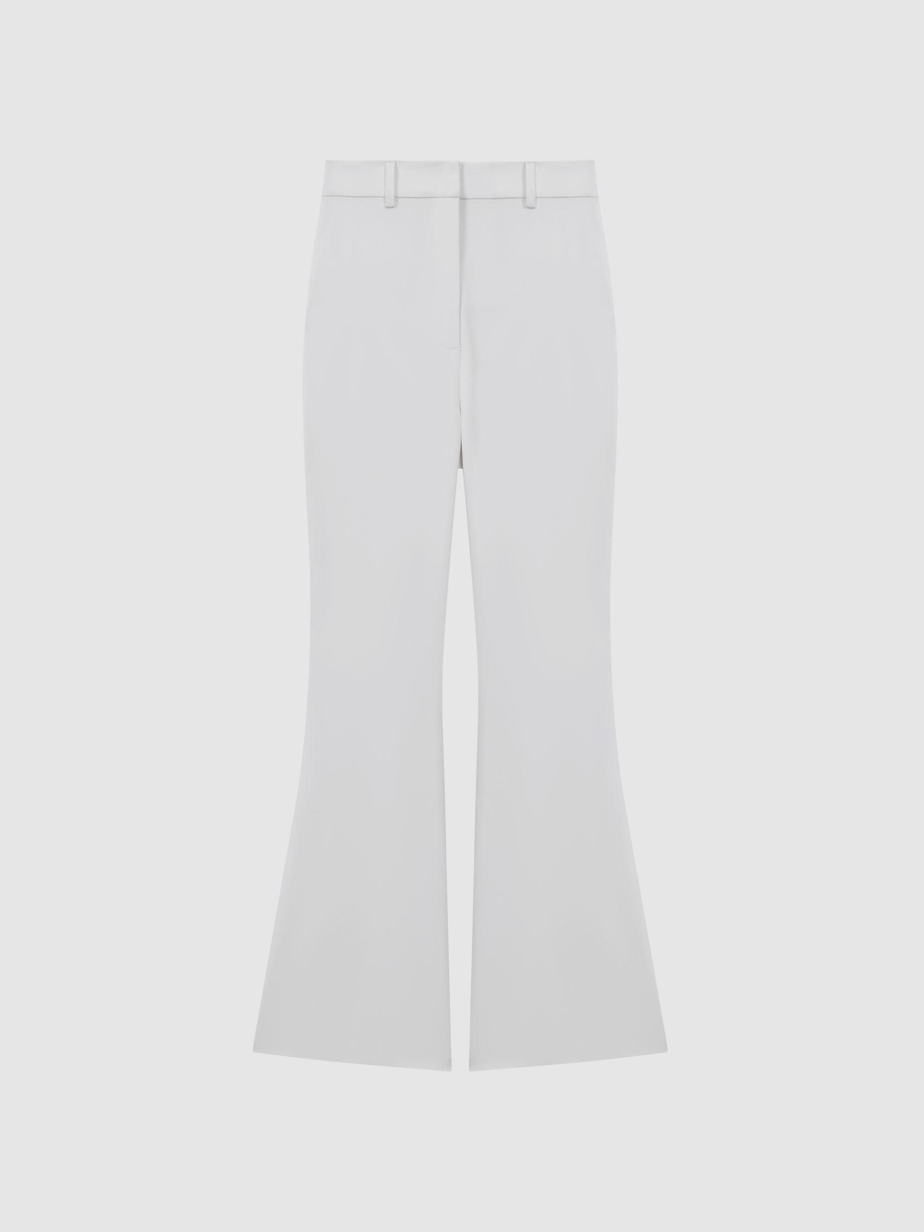 Significant Other High Rise Flared Trousers in Cream Product Image