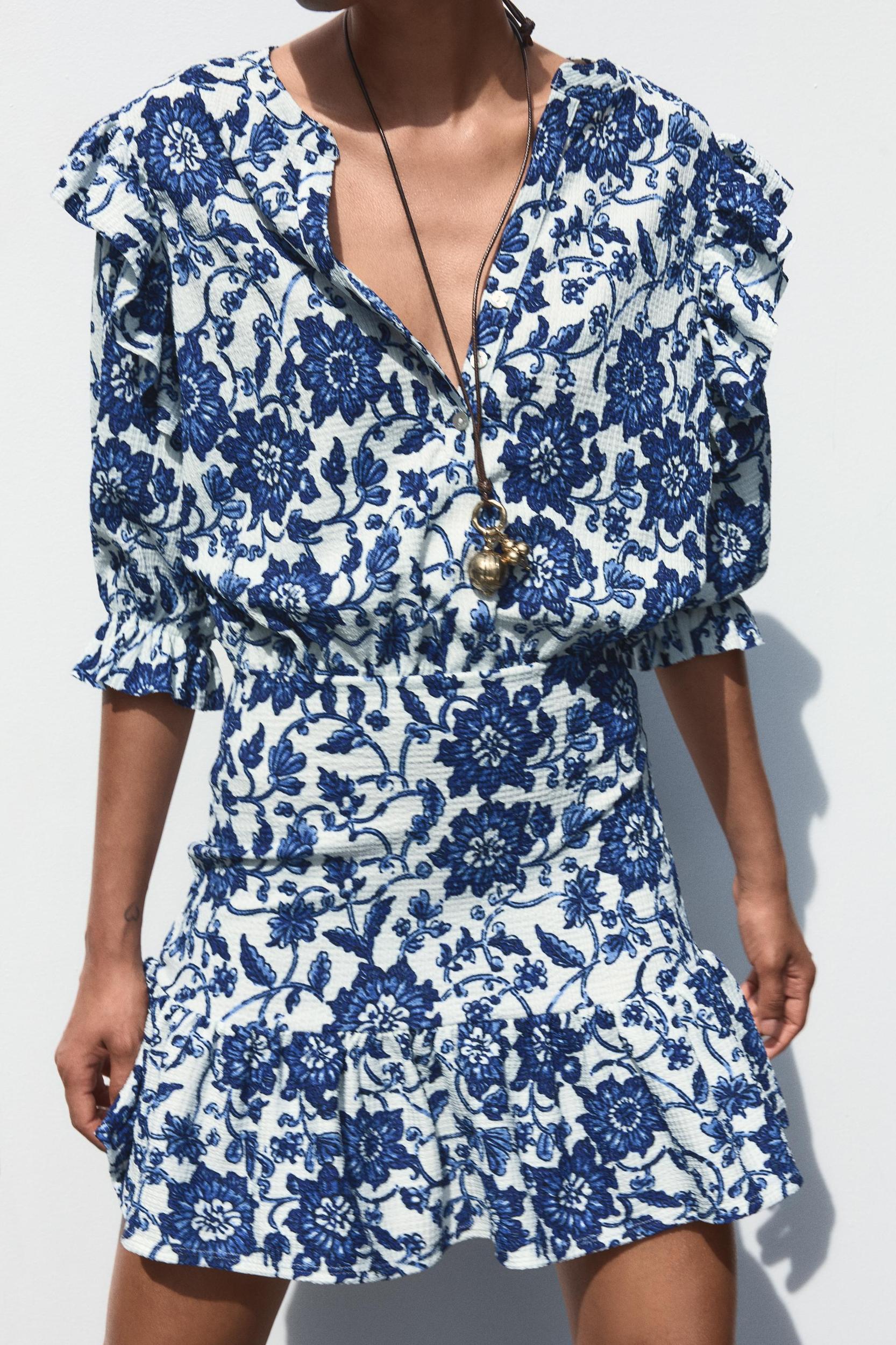 FLORAL PRINT DRESS Product Image