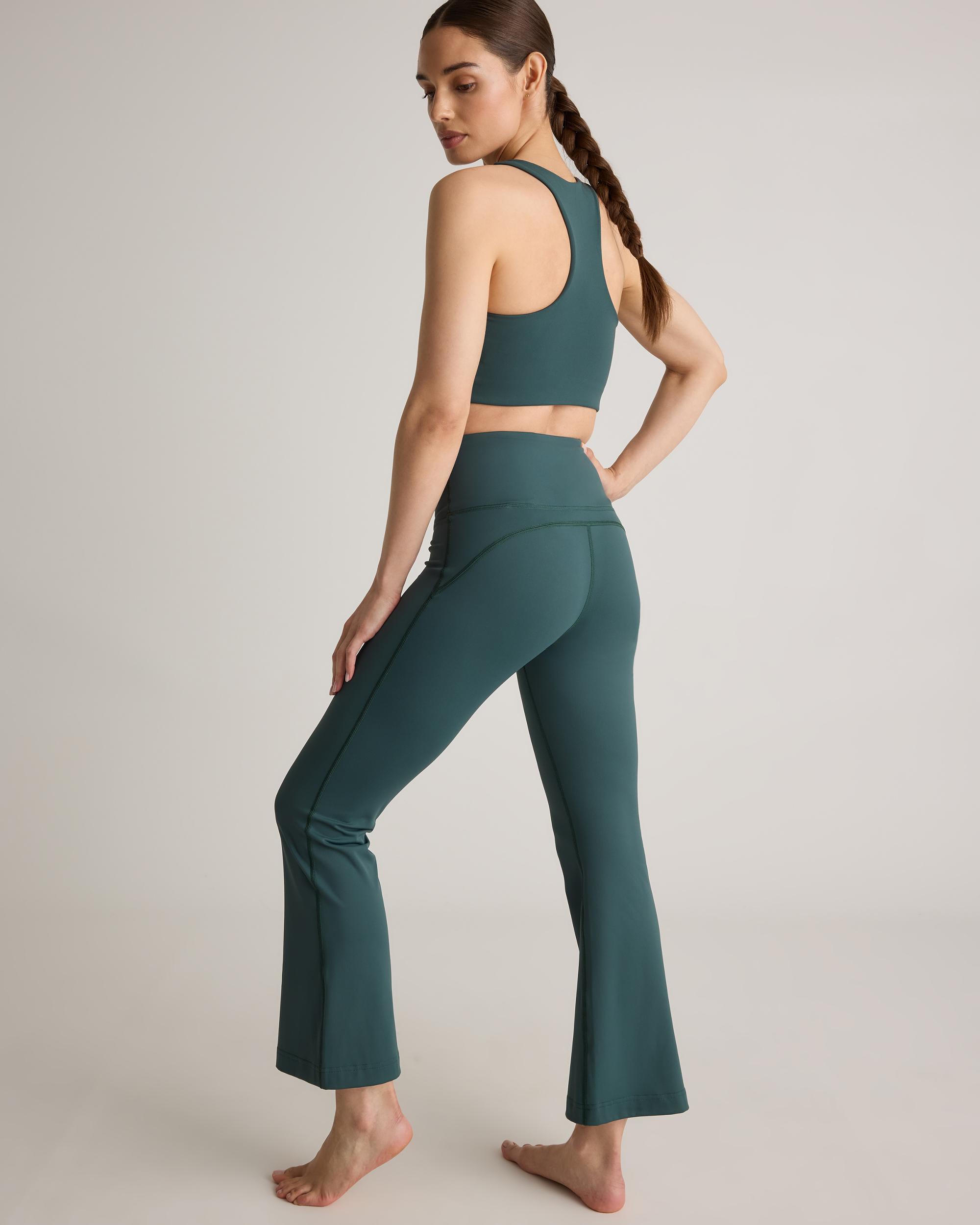 Quince | Women's Ultra-Form High-Rise Flared Pants Size XS, Nylon/Spandex Product Image