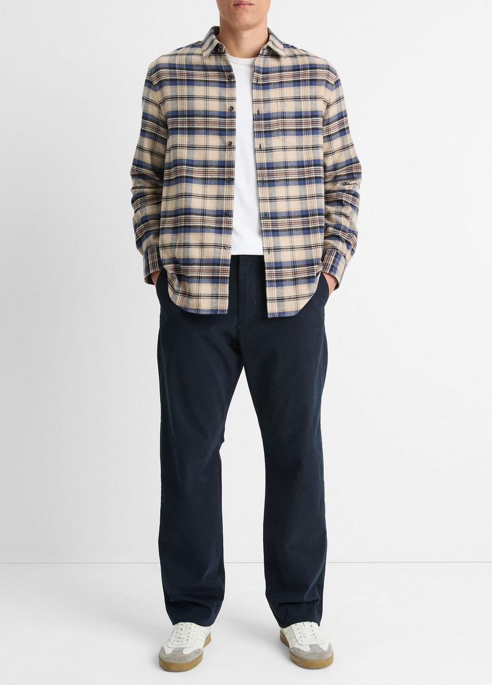 Hasley Plaid Cotton Long-Sleeve Shirt Product Image