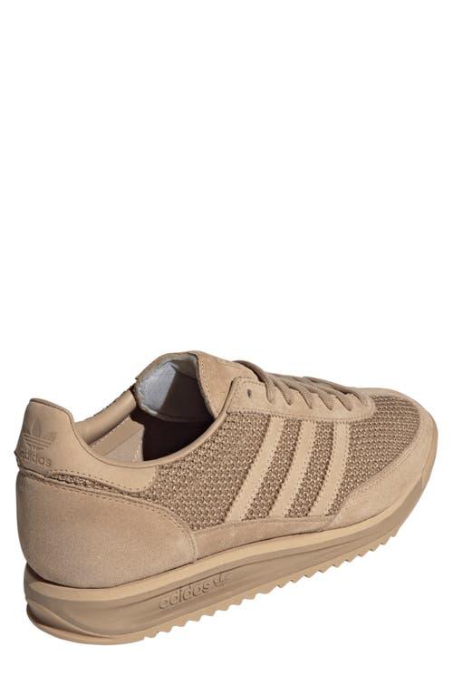 adidas Gender Inclusive SL 72 RS Sneaker in Sandstone/Beige/Gold at Nordstrom, Size 6 Women's Product Image