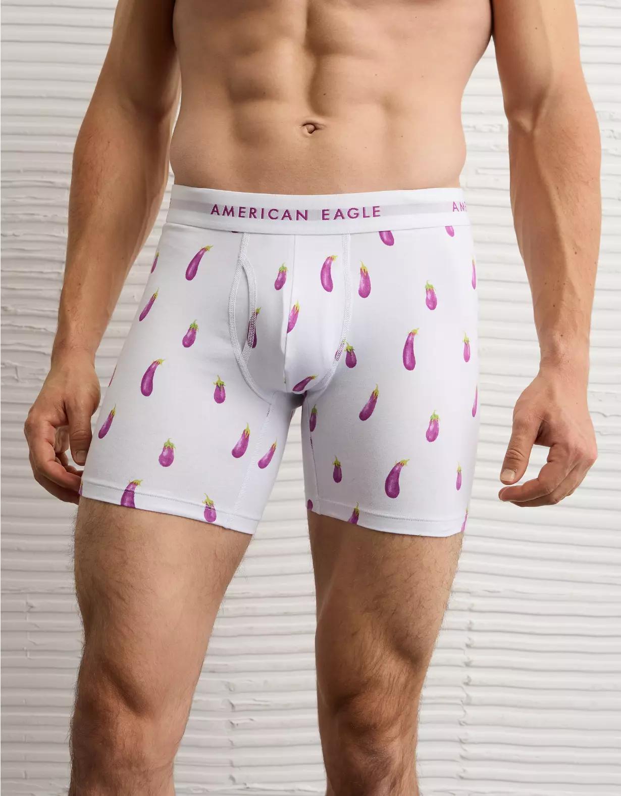 AEO Men's Eggplant 6" Classic Boxer Brief Product Image