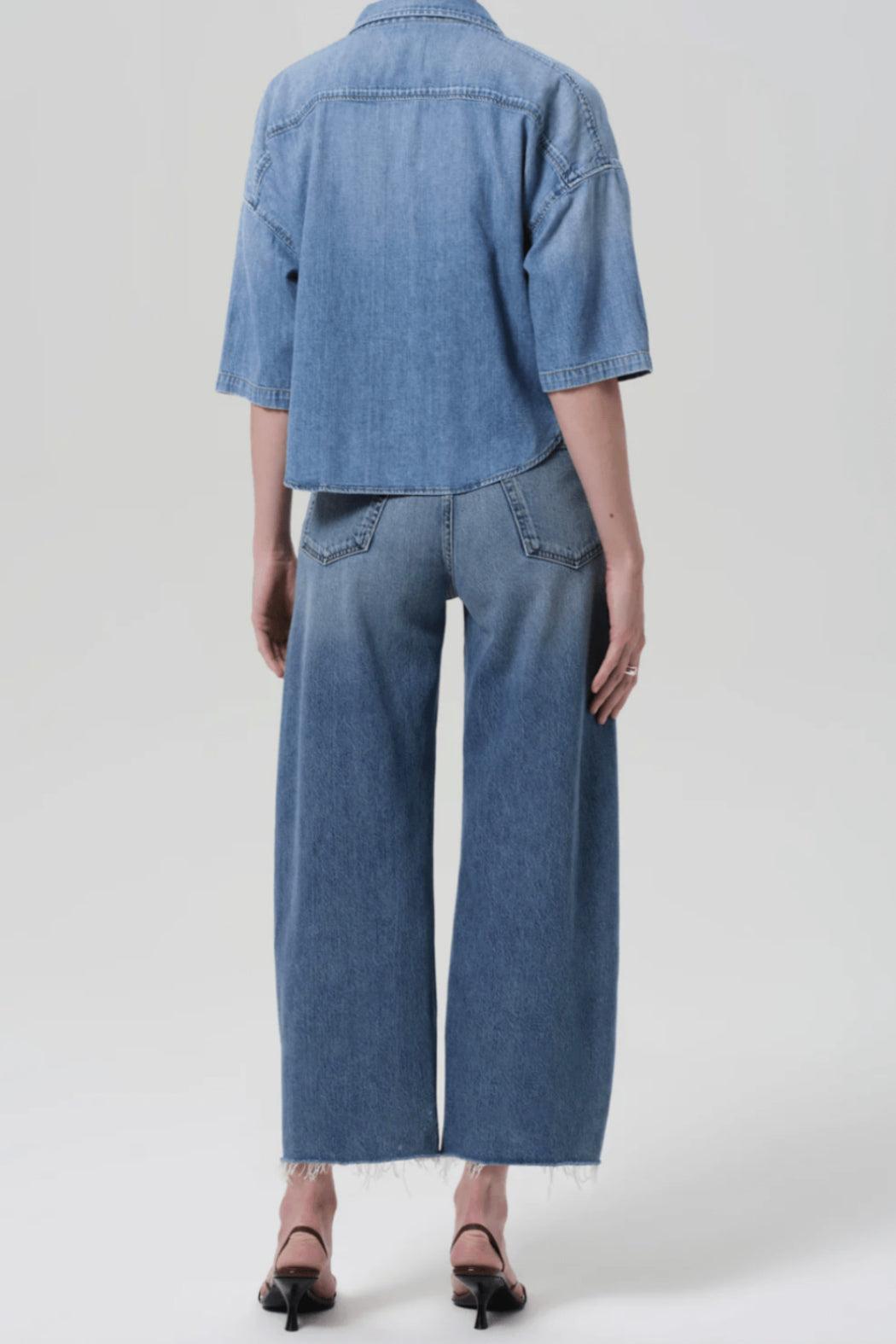 Ayla Raw-Hem Crop Product Image