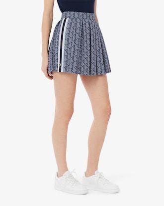 Monogram Jacquard Pleated Skirt Product Image