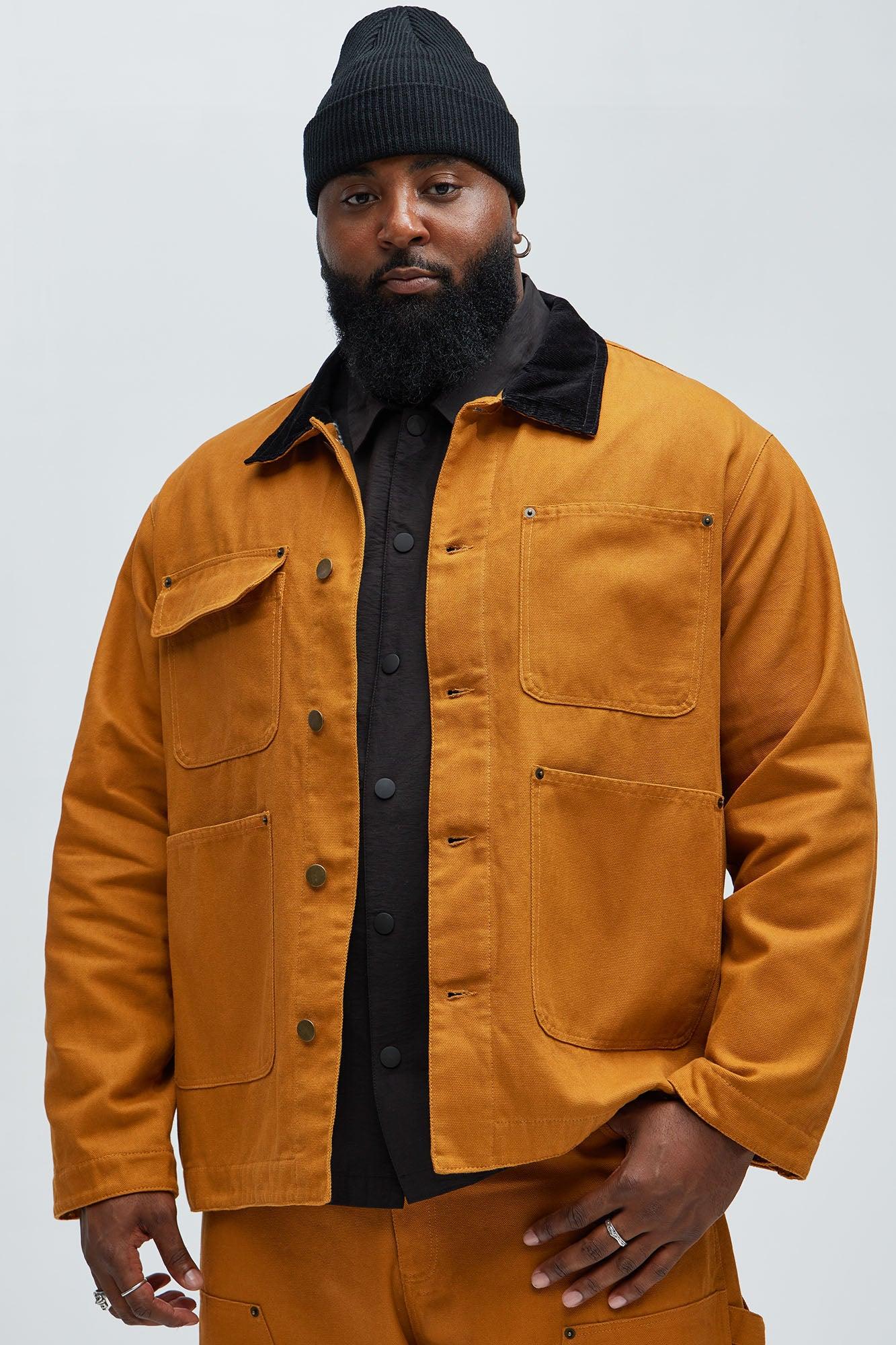 Alexander Utility Canvas Chore Jacket - Tan Product Image