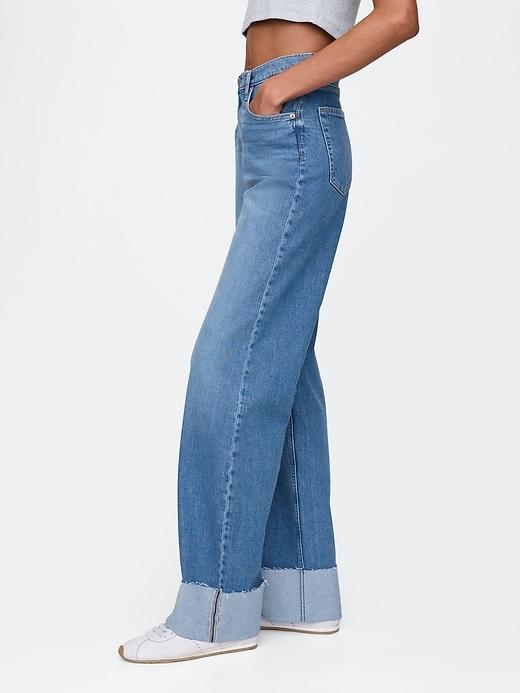 Mid Rise 90s Loose Jeans Product Image
