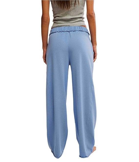 Free People Don't Wait Up Wide-Leg Lounge Pants Product Image
