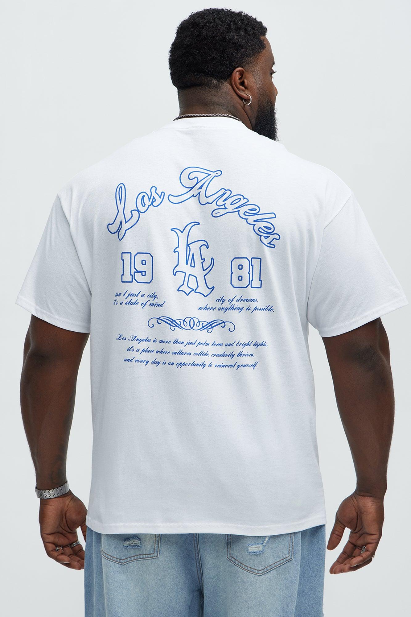 Los Angeles 1981 Short Sleeve Tee - White Product Image