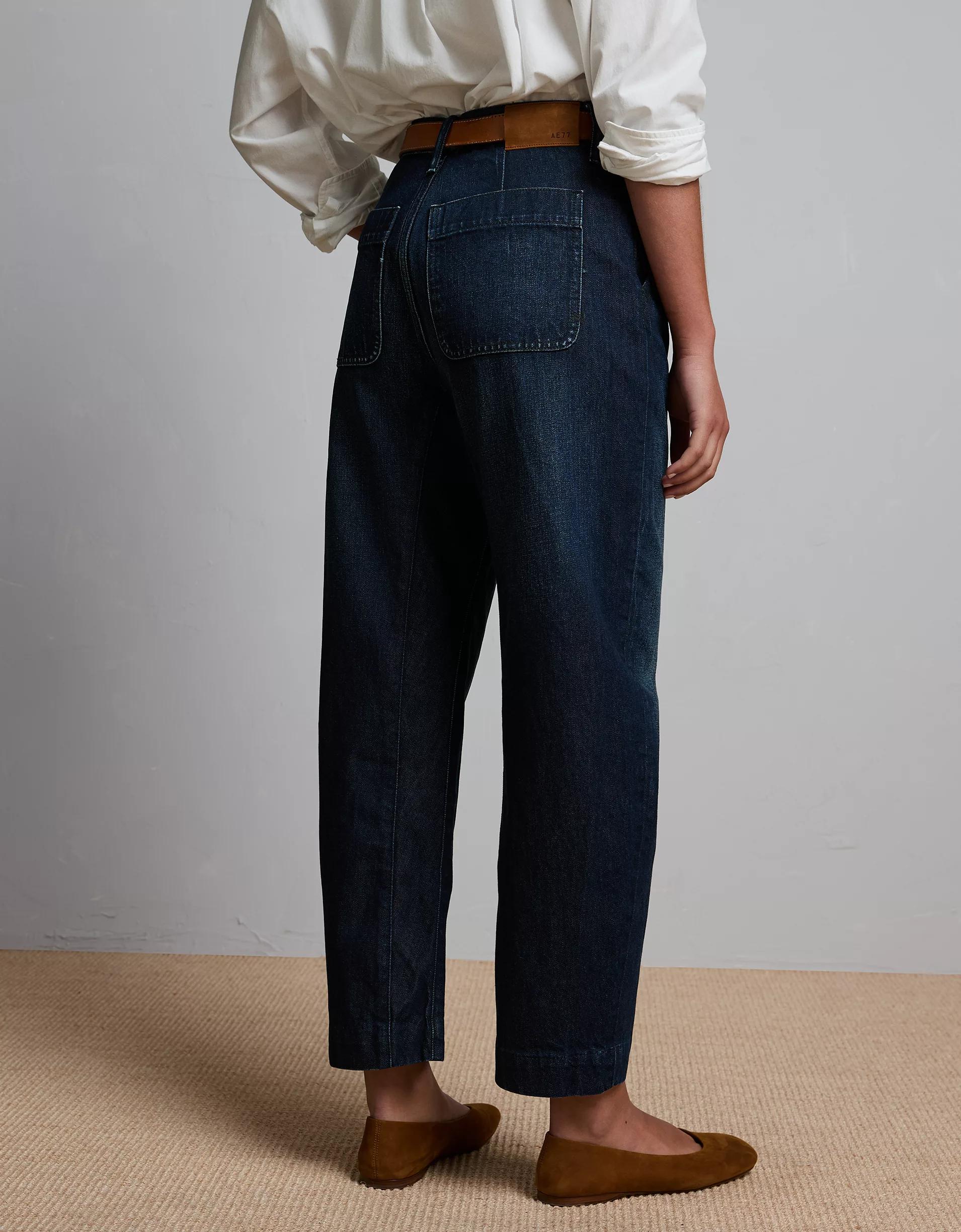 AE77 Premium Barrel Jean Product Image