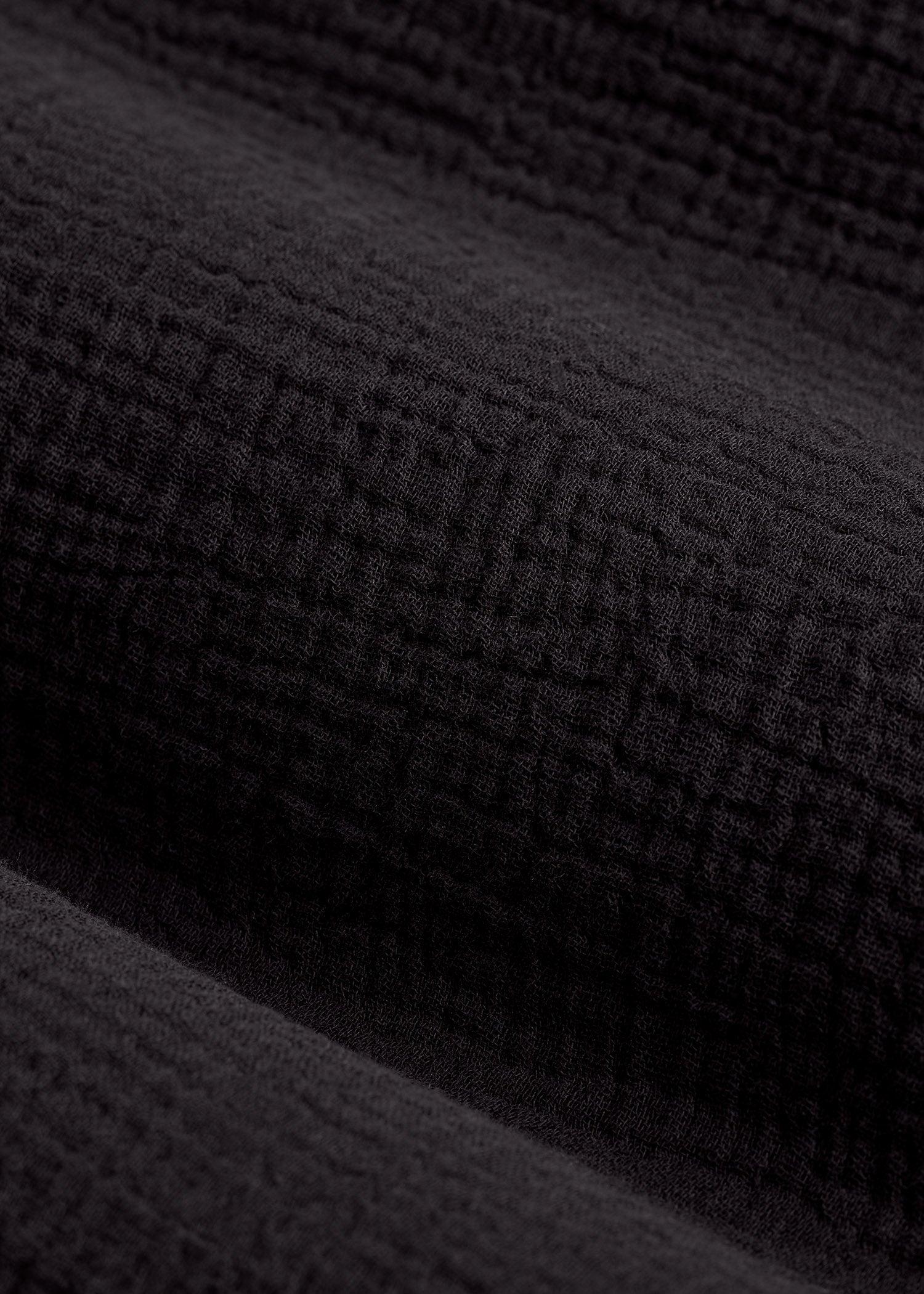 Gauze Cover Up Pants for Tall Women in Black Female Product Image