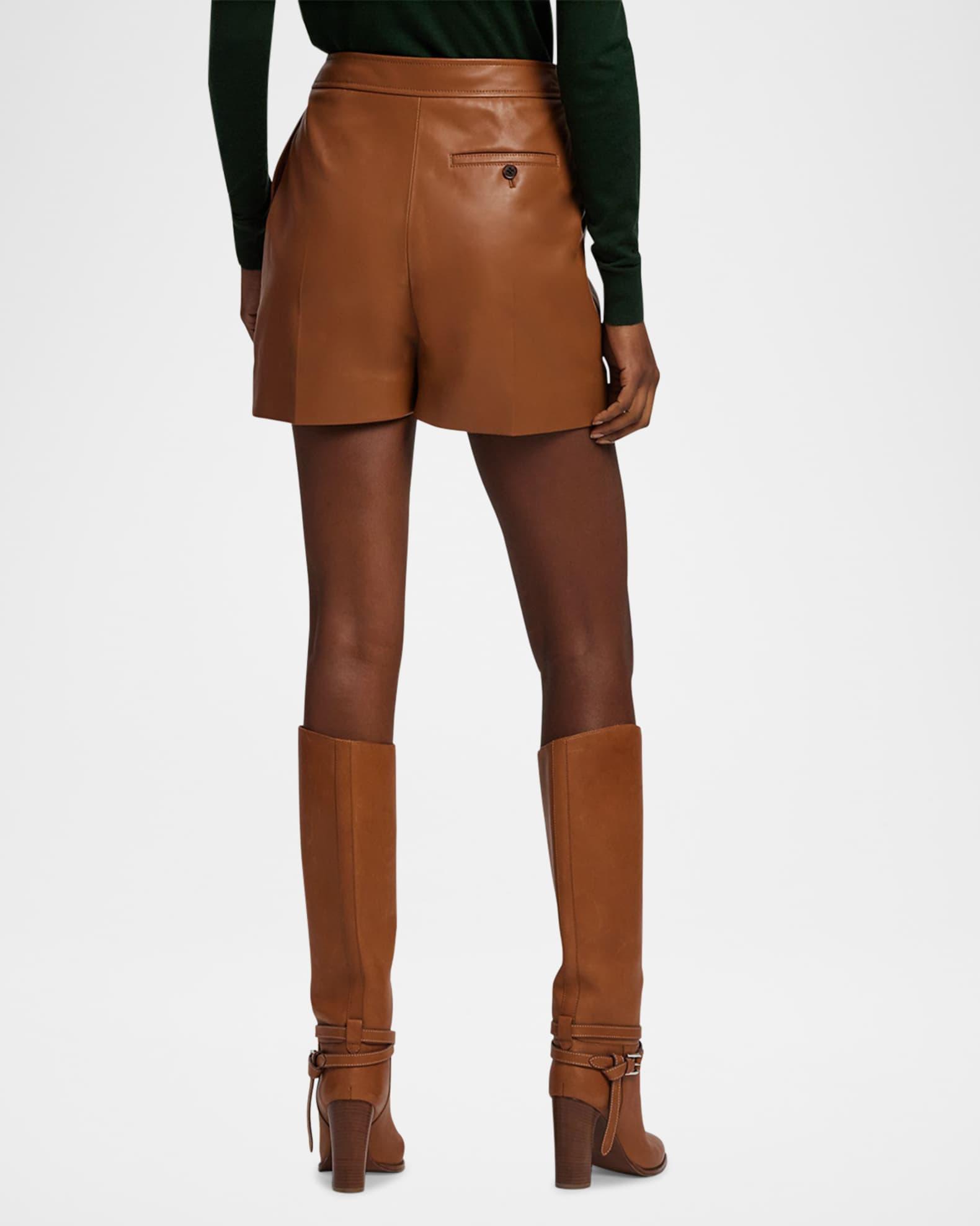 Josselyn Leather Shorts Product Image