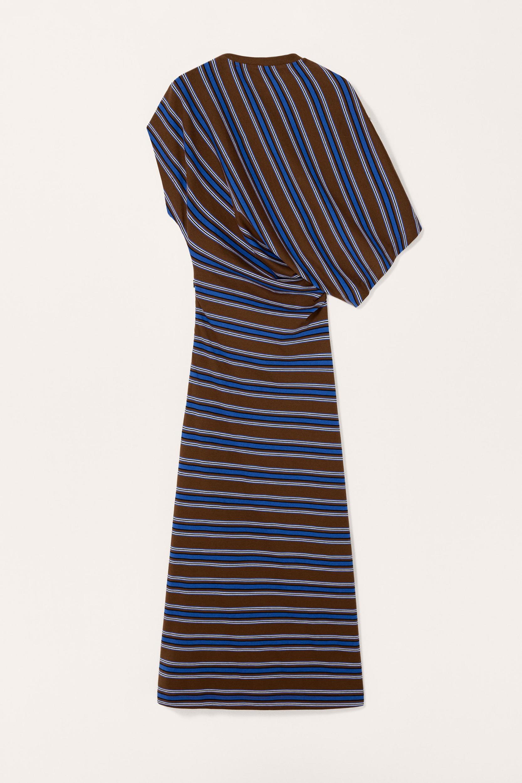 LIMITED EDITION STRIPED DRAPED DRESS Product Image